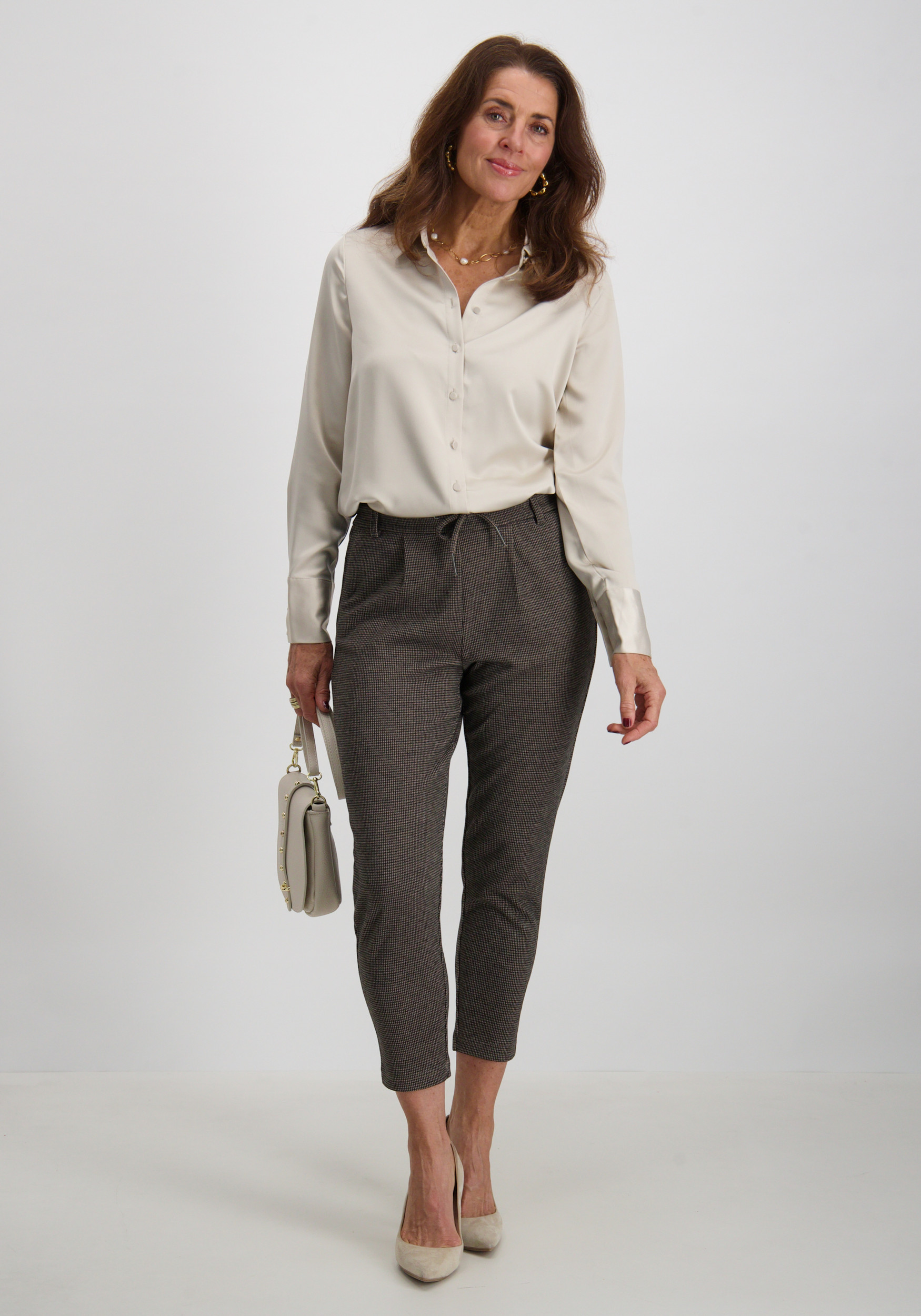 Only Broek Poptrash-Gozi 15329797 Licht bruin