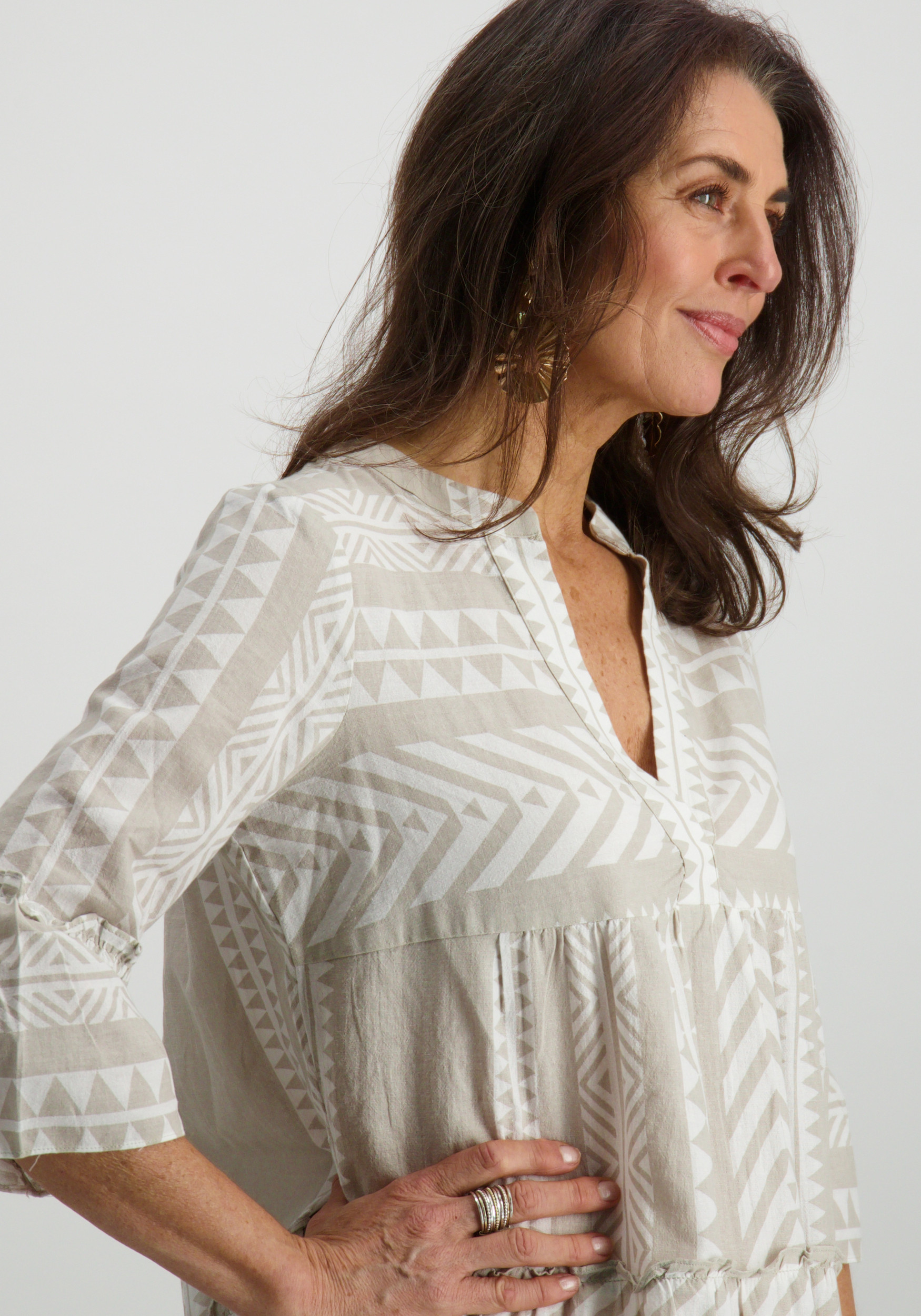 Vero moda Jurk Dicthe 10225127 Licht grijs