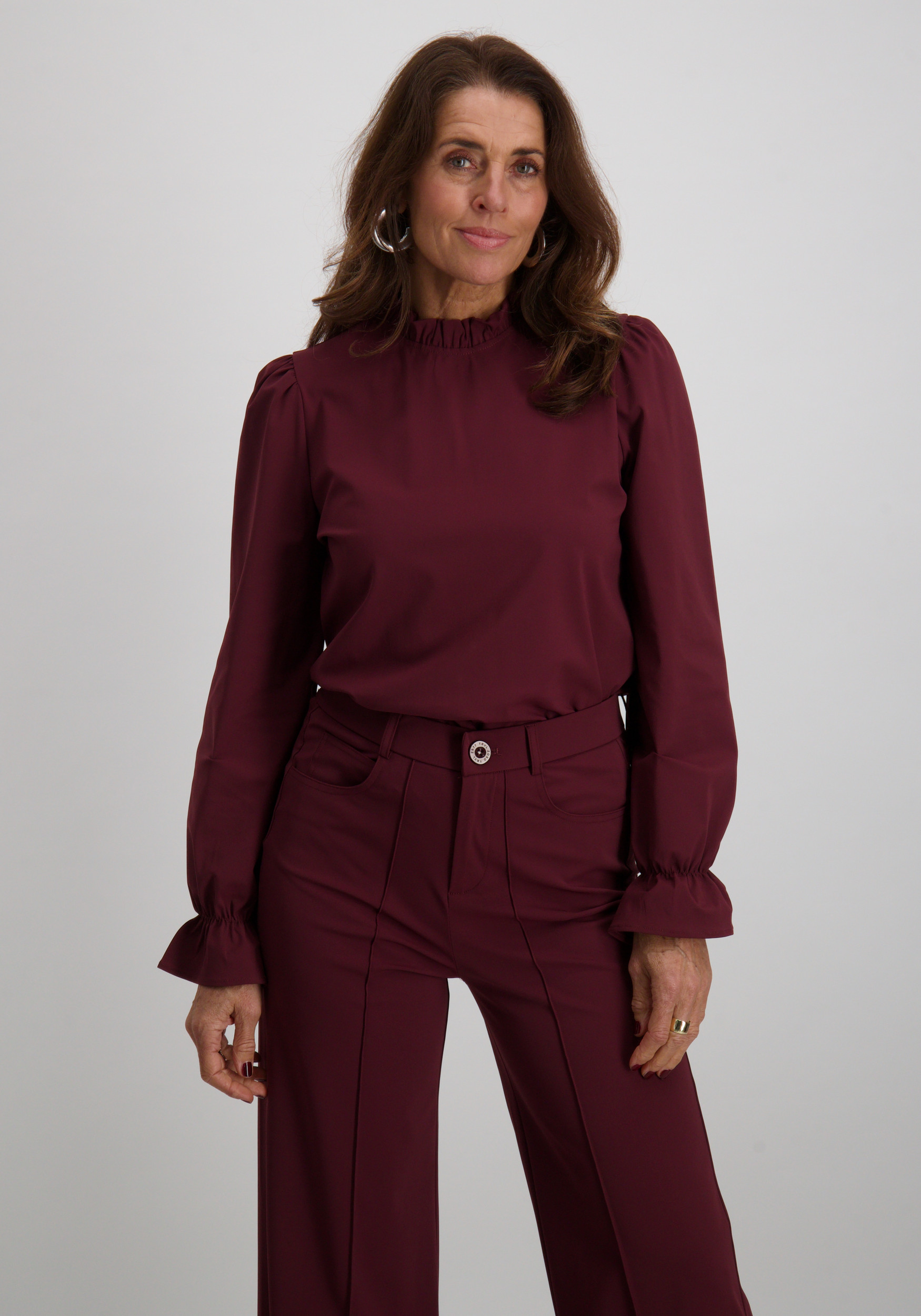 Zoso Blouse 255Jeyda Bordeaux