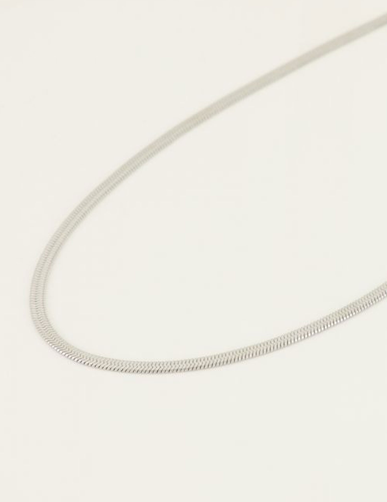 My Jewellery Ketting met platte schakels  MJ04930 Zilver