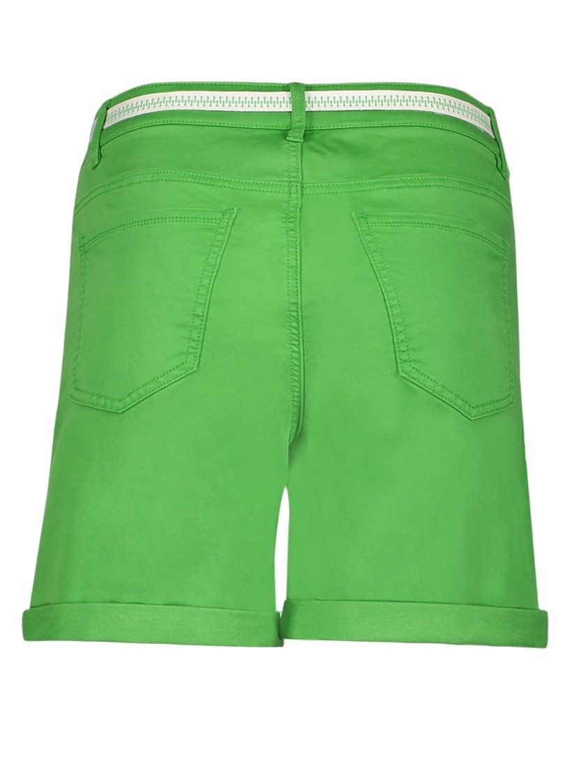 Geisha Korter broek met ceintuur 61315-10 Licht groen