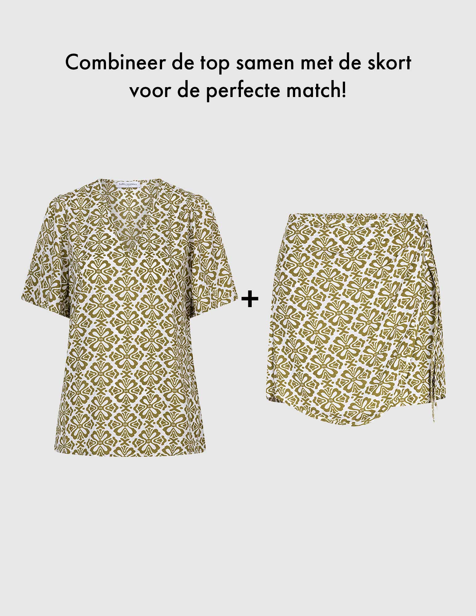 Lofty Manner Skort Paola QC40 Midden groen