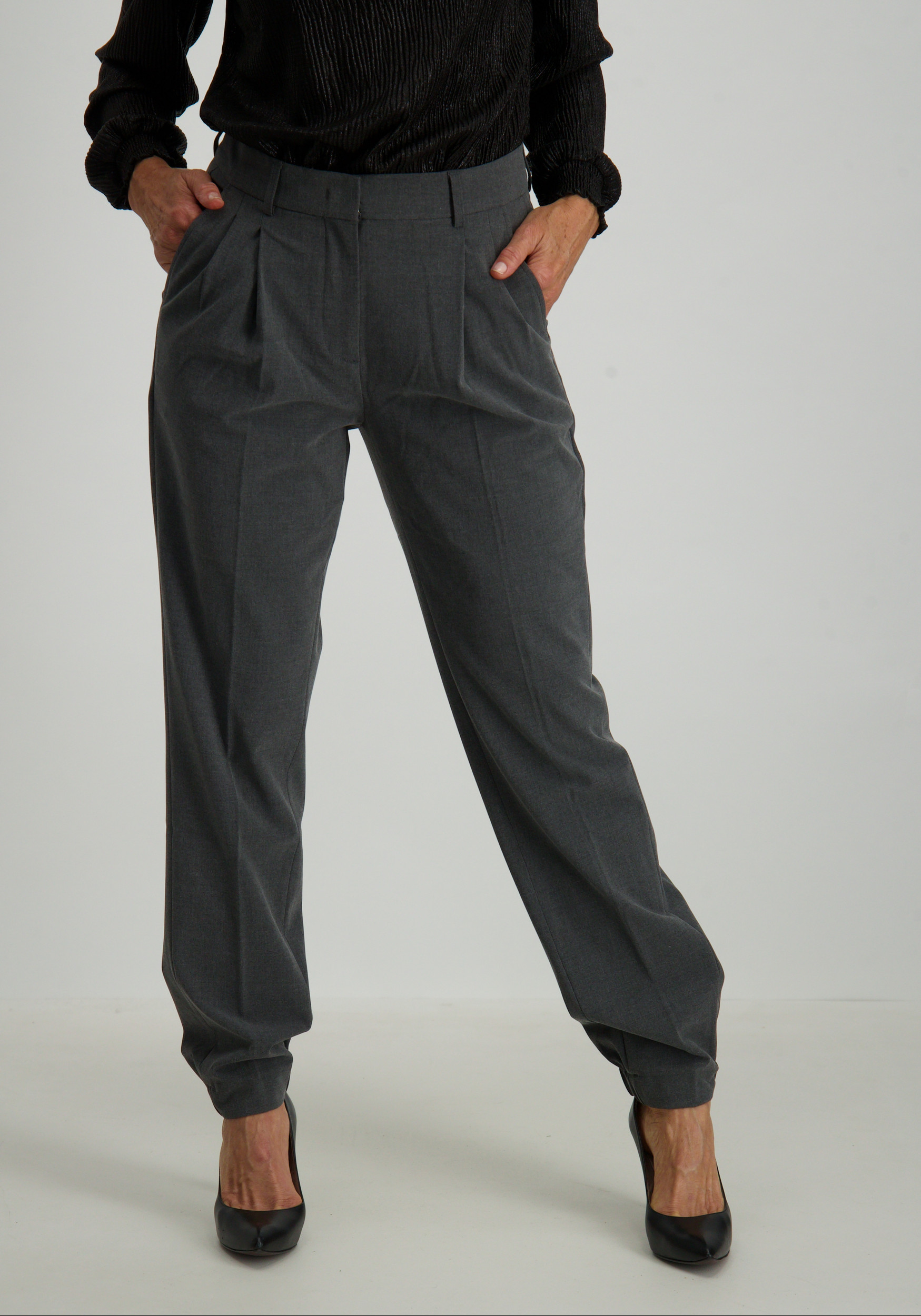 Geisha Broek 41540-10 Antraciet