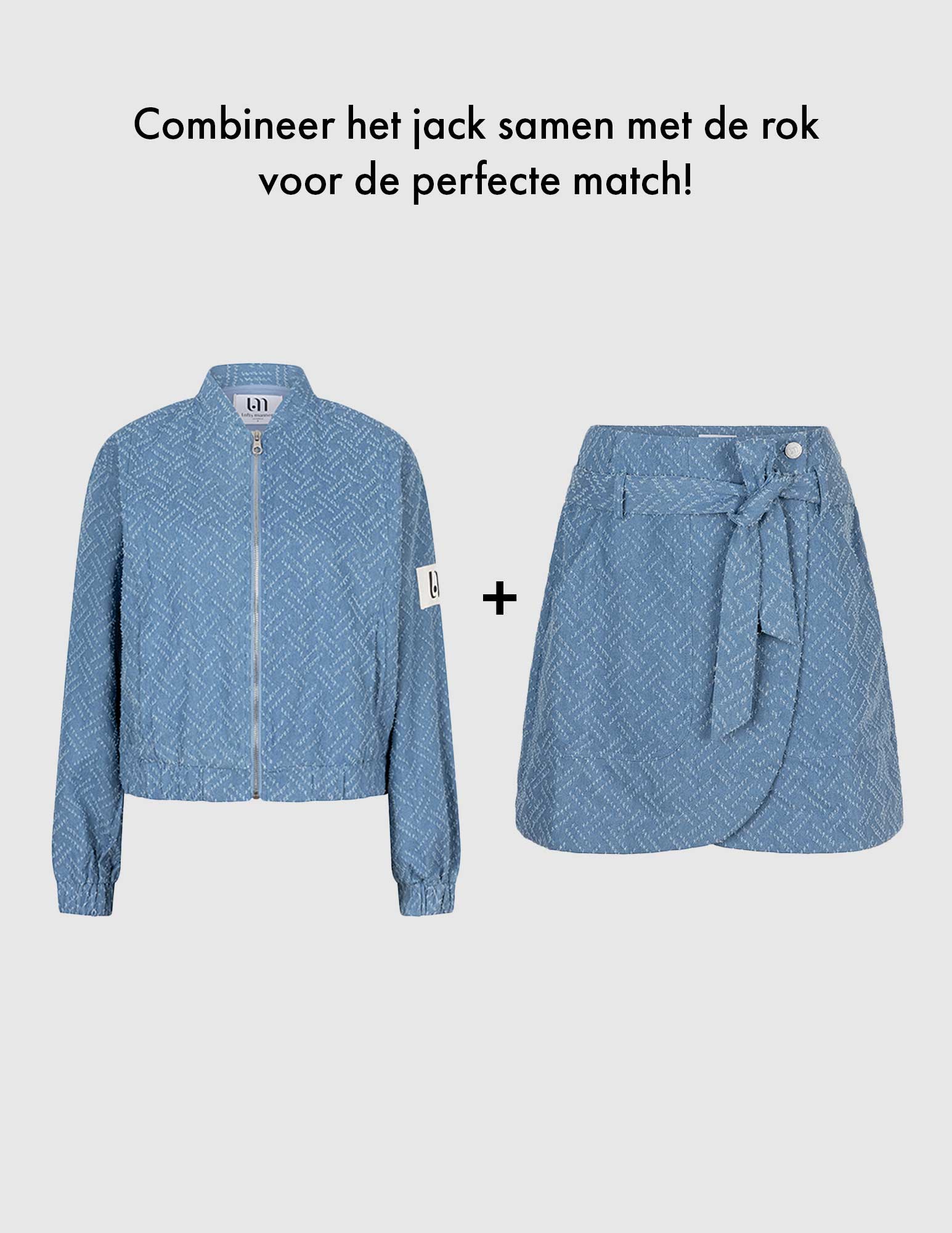 Lofty Manner Rok Vive QA40A Licht blauw