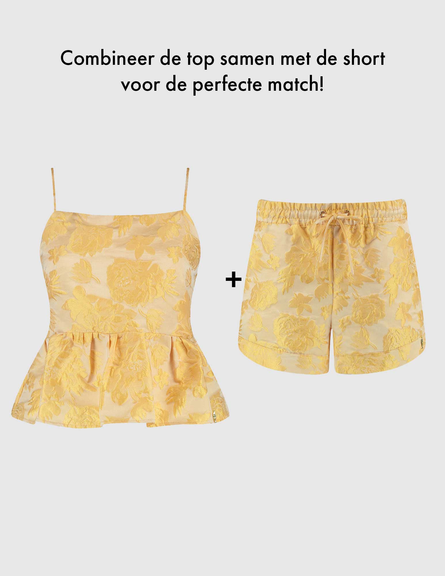 Harper & Yve Top Day HS25P408 Geel