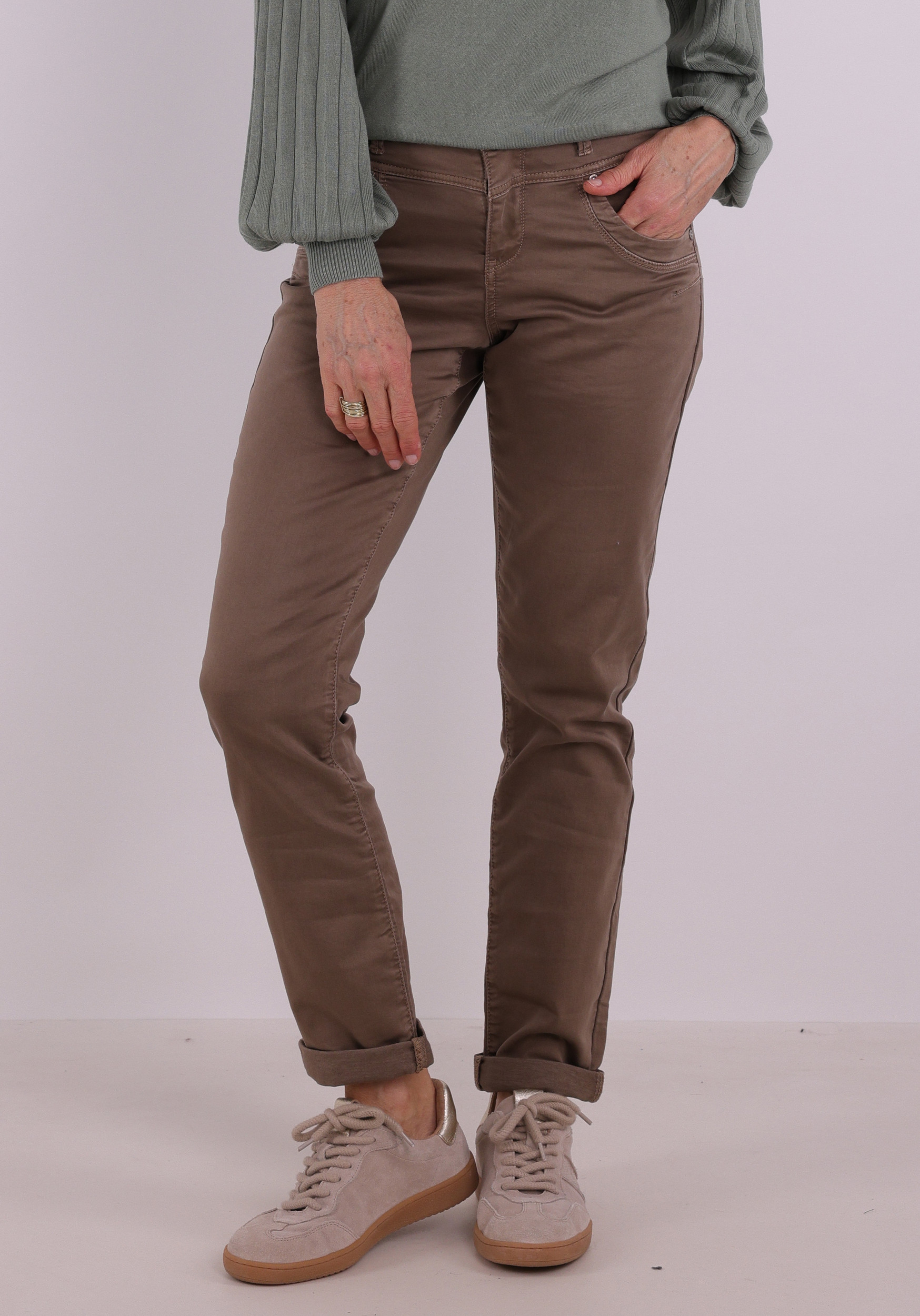 Red Button Broek Relax jog SRB4665 Licht bruin