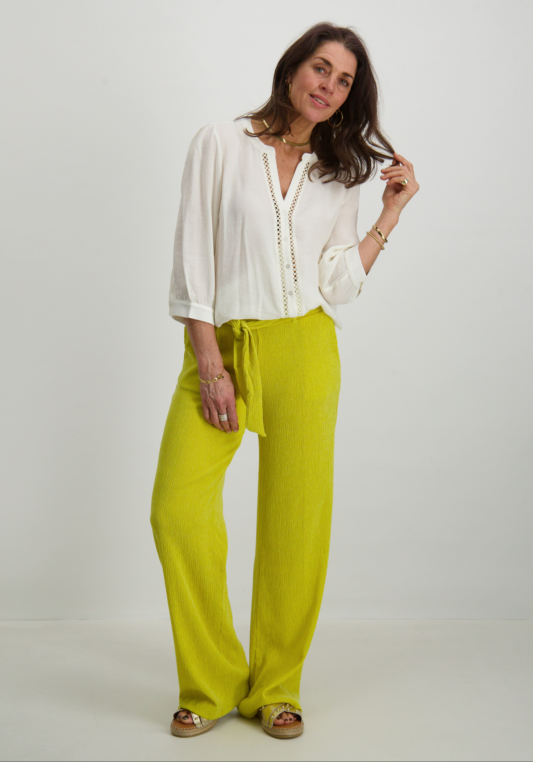 Tramontana Broek Fancy Structure K03-12-101 Groen