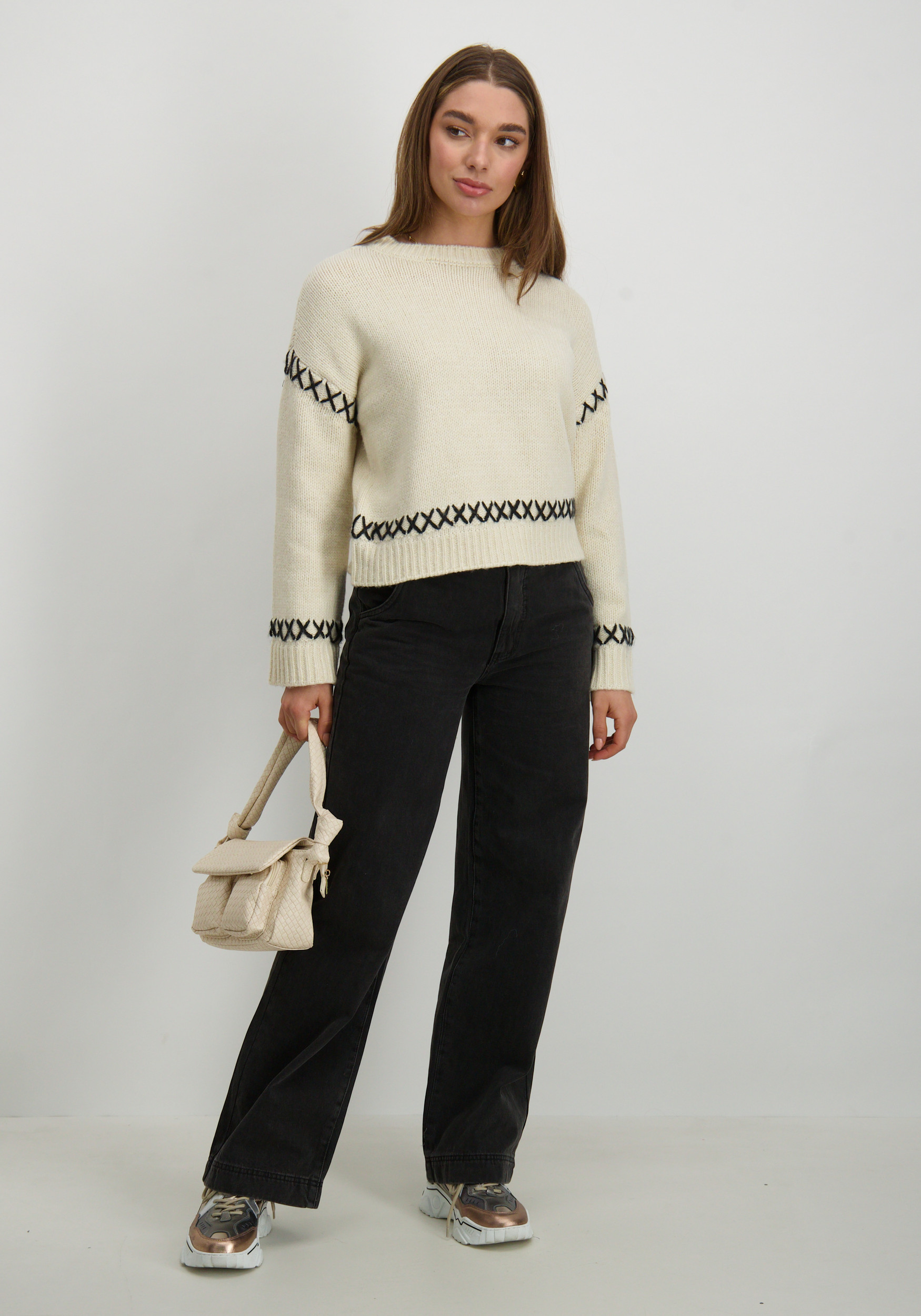 Only Trui Amanda 15330089 Ecru