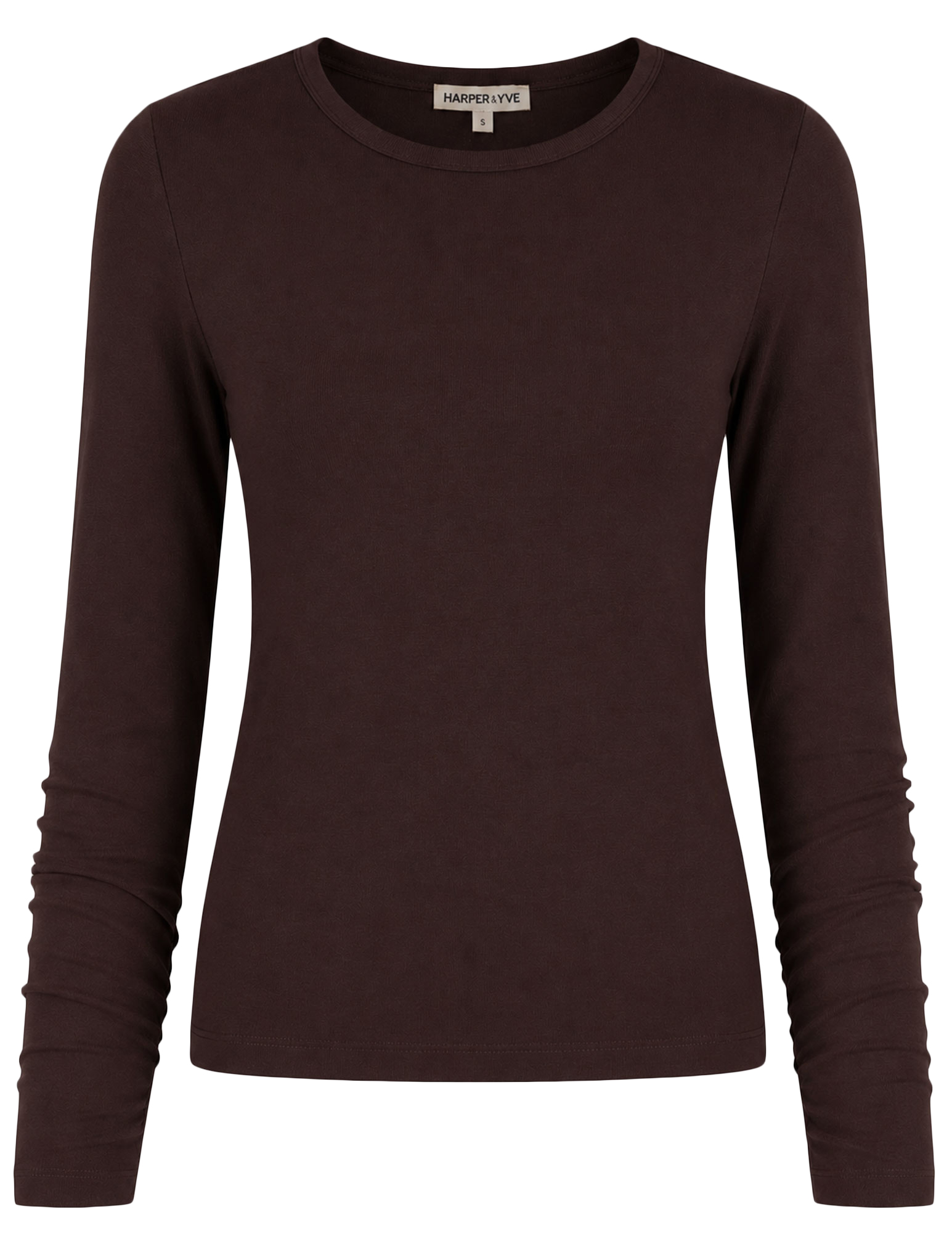Harper & Yve Top Jason AW6P620 Donker bruin
