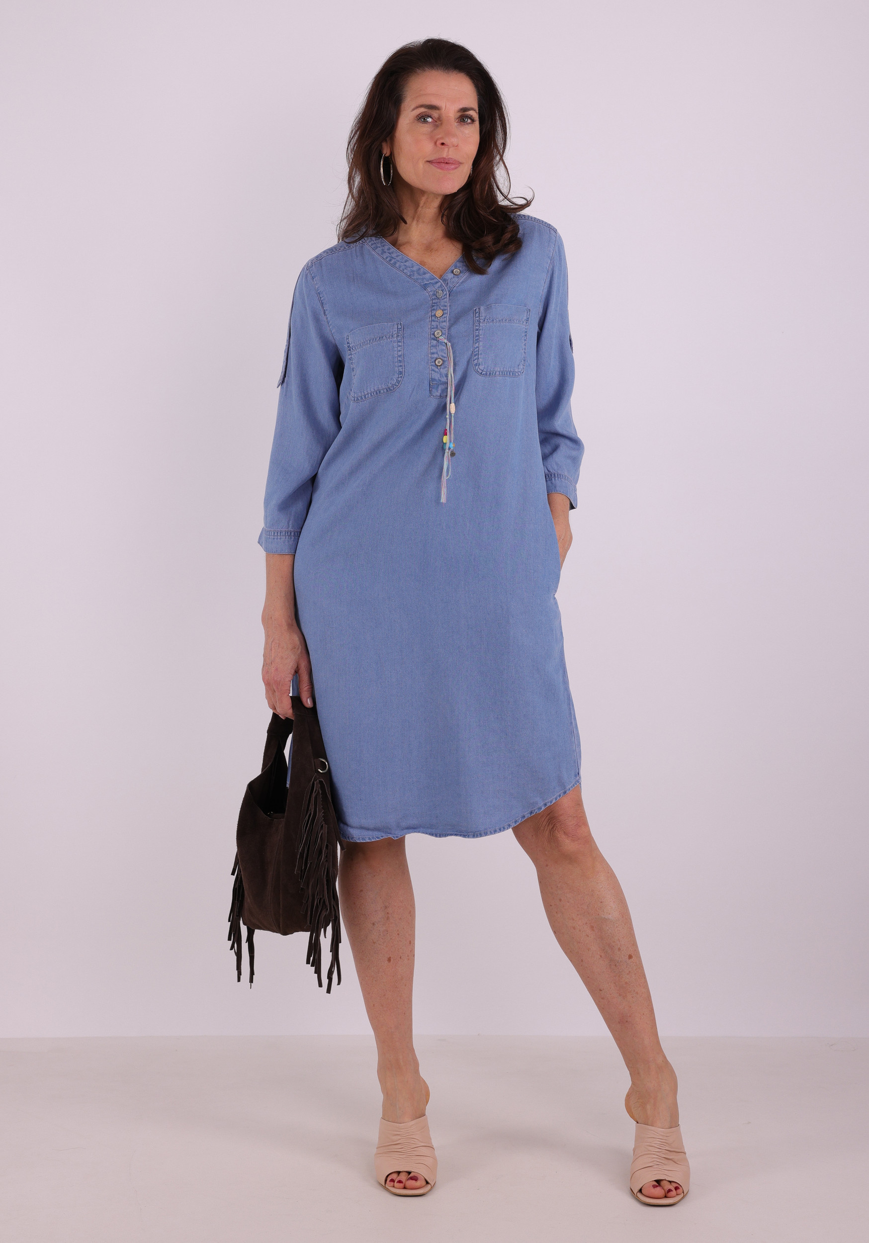 Geisha Jurk JET Jeans blauw