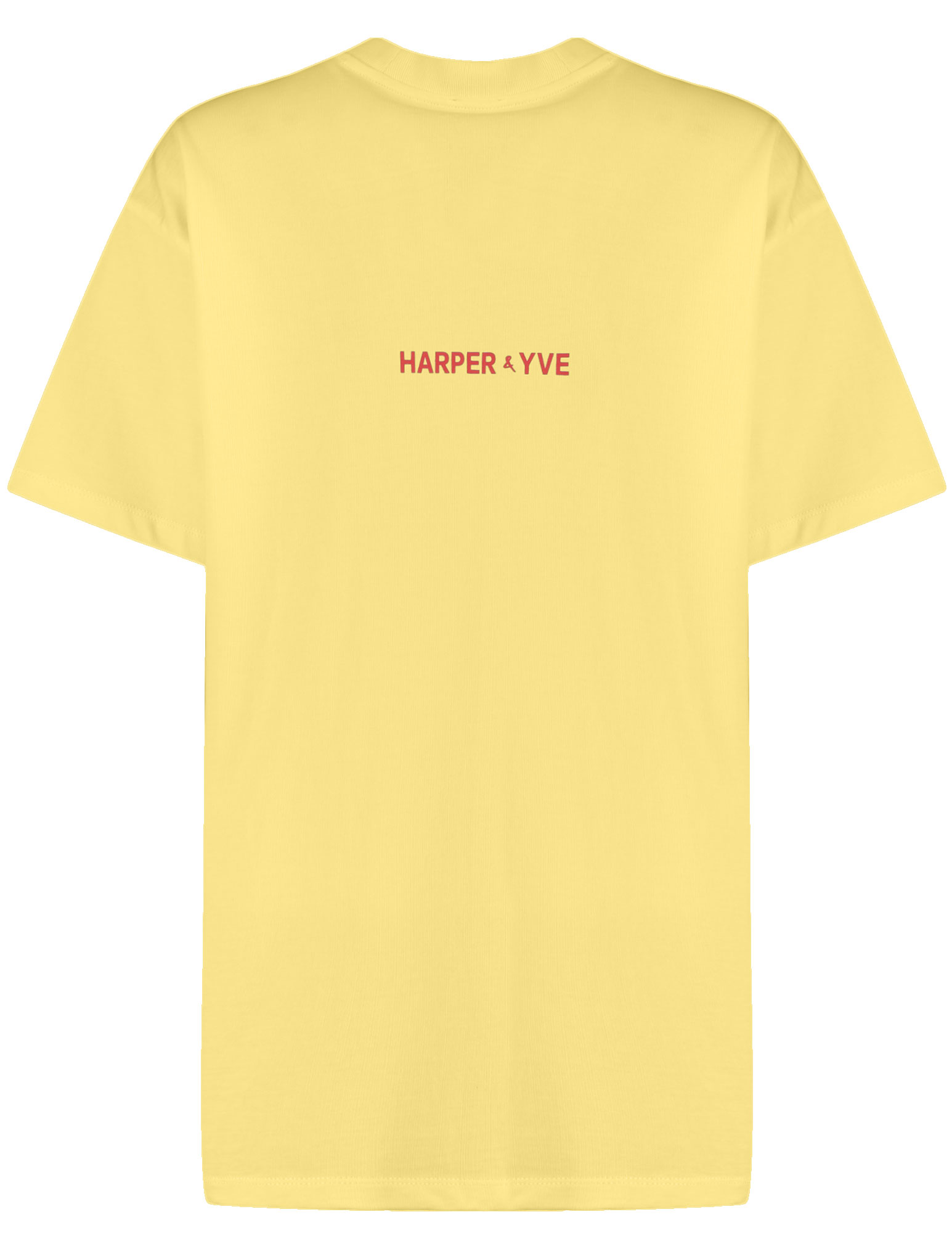 Harper & Yve T-shirt Club corazon SS6Y307 Licht geel