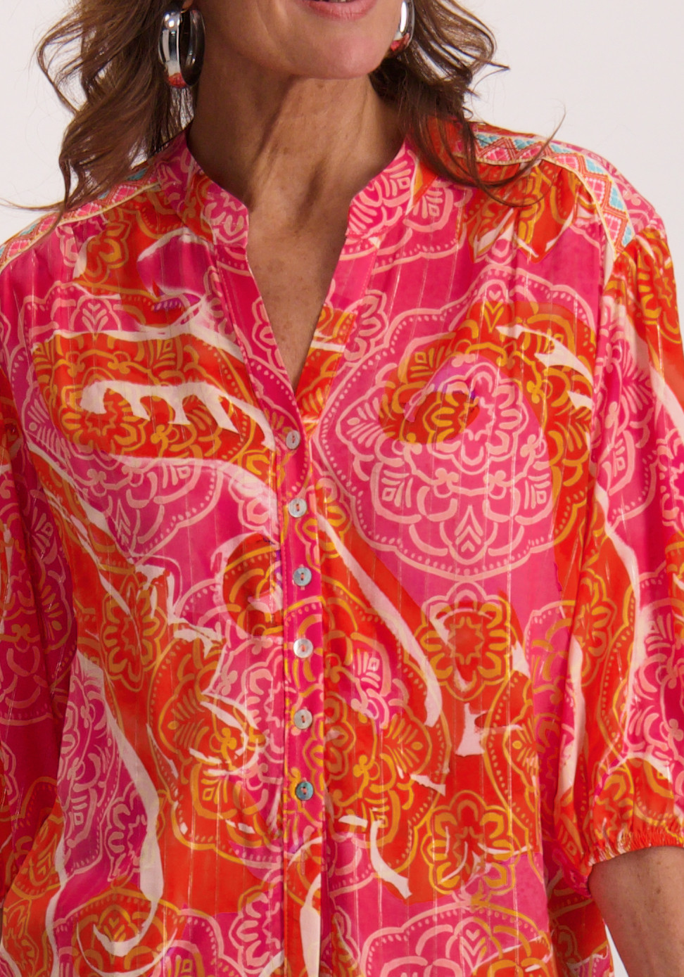 Geisha Blouse 53311-70 Oranje