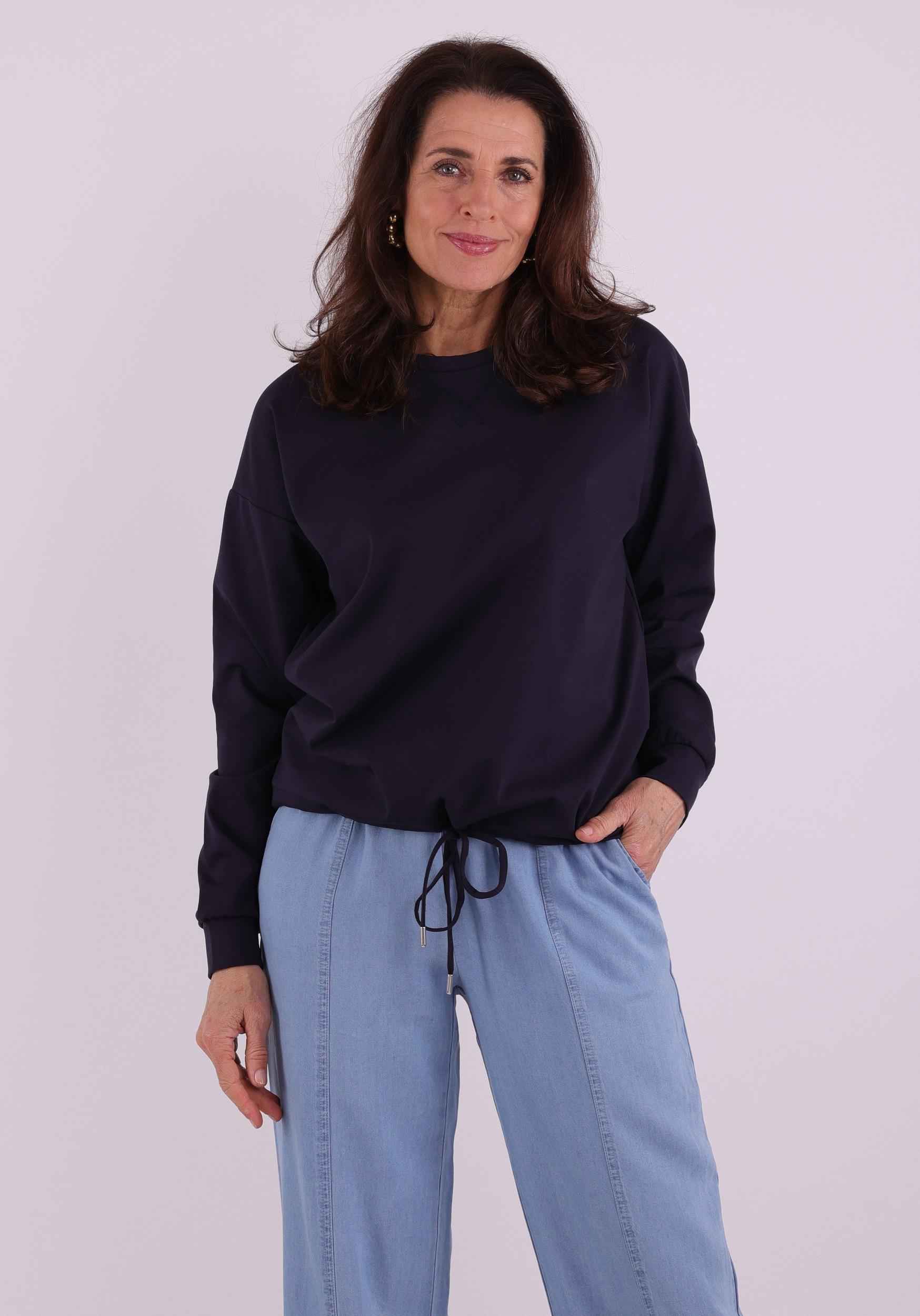 Zoso Sweater 261Emmy Donker blauw