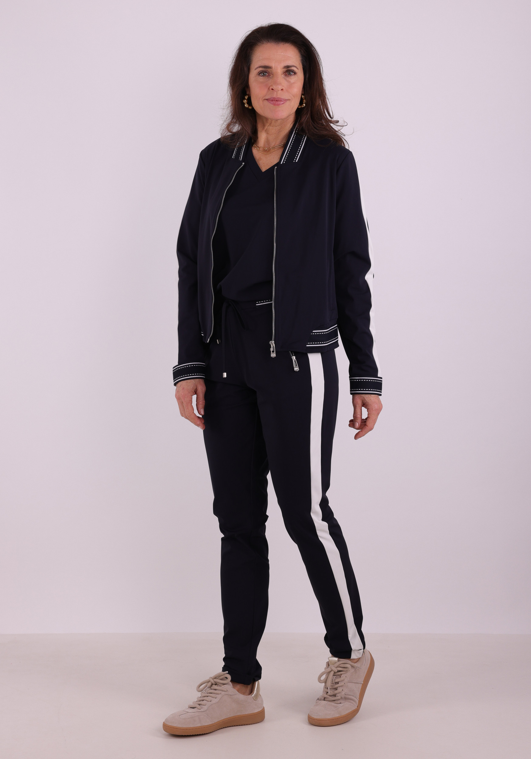 Zoso Broek 261Eve Donker blauw