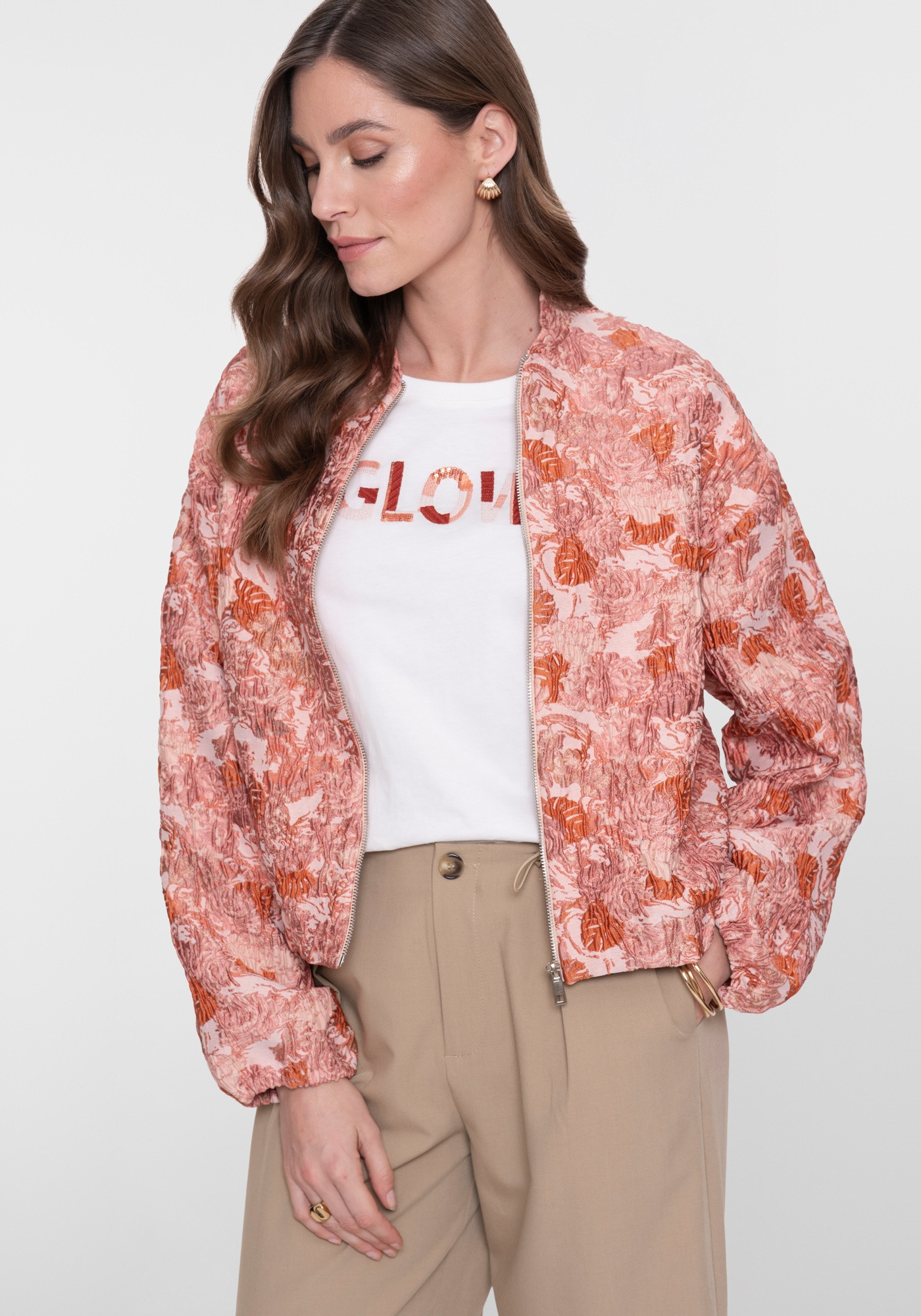 Geisha T-shirt Glow 62084-41 Wolwit-ecru