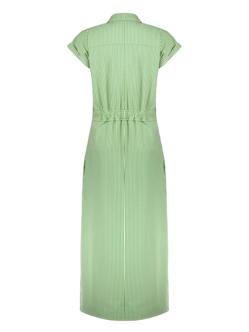 Geisha Jurk Gestreept 67401-20 Licht groen