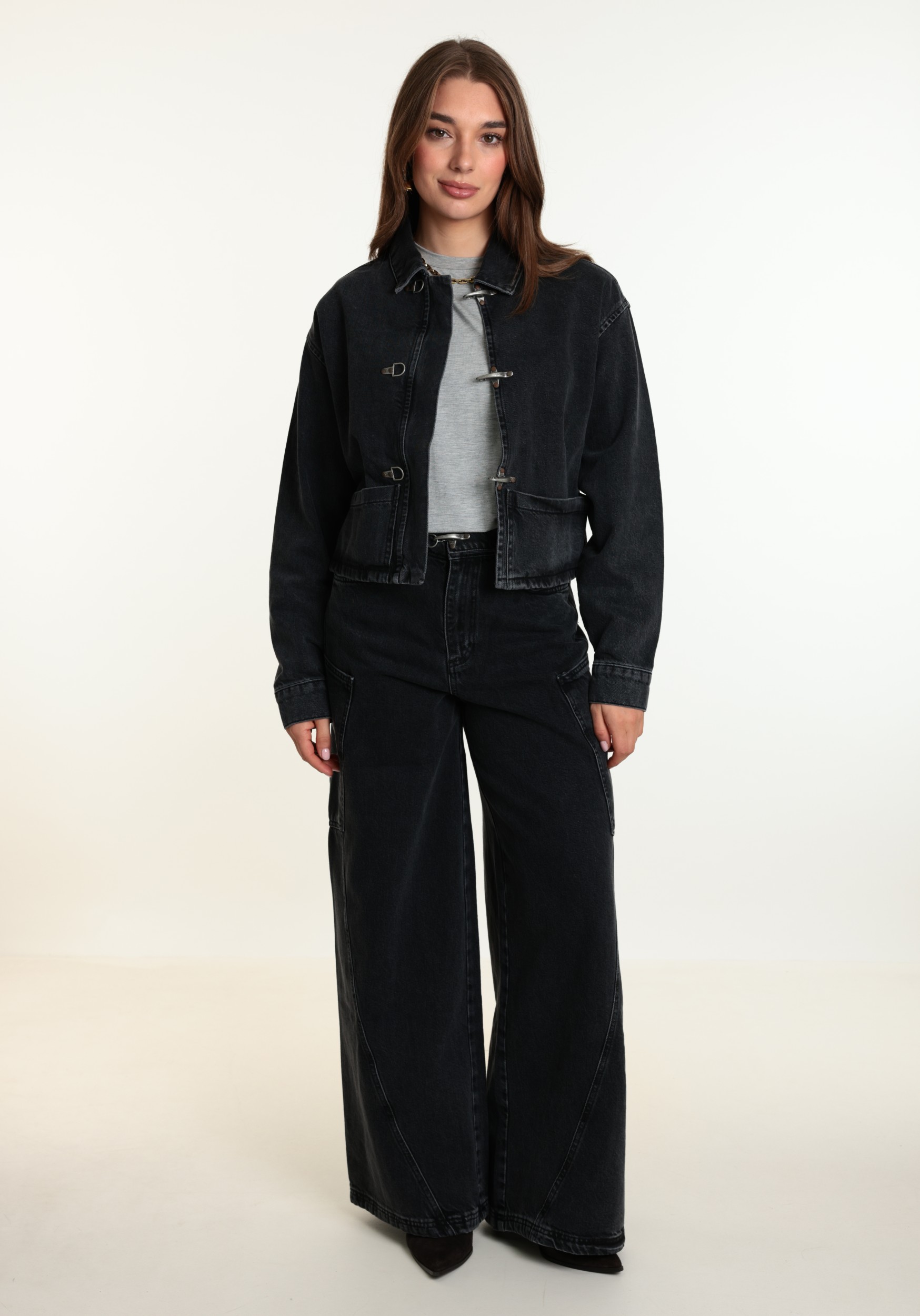 Harper & Yve Jeans Jovy AW6D107 Donker Grijs