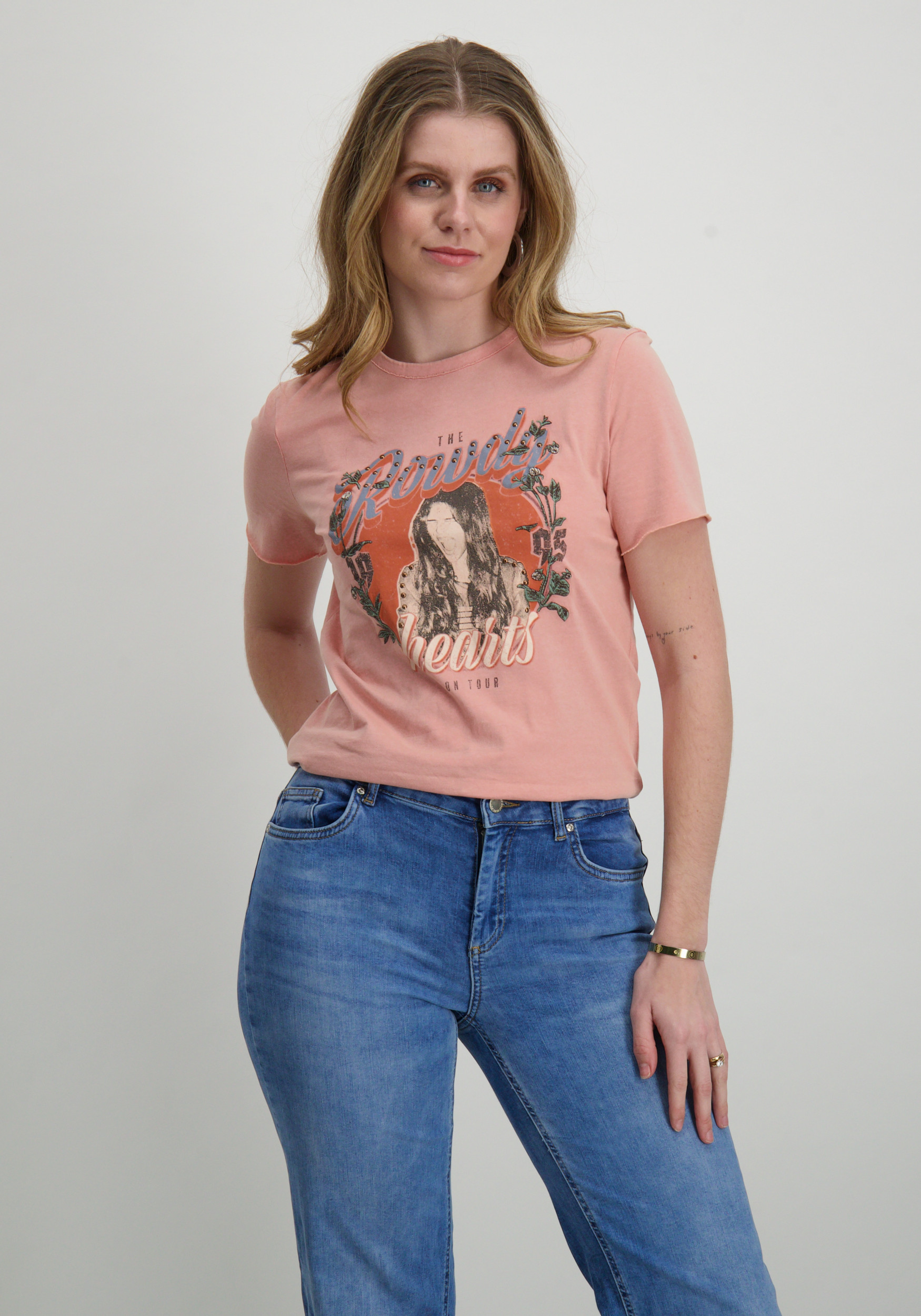 Only T-shirt Lucy 15307412 Licht rose