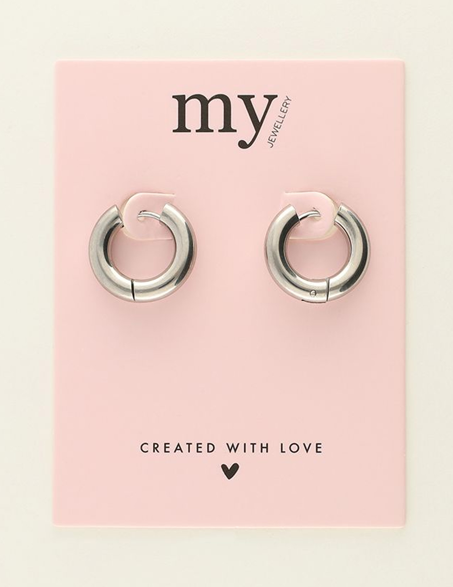 My Jewellery Basic oorbellen hoop MJ09516 Zilver