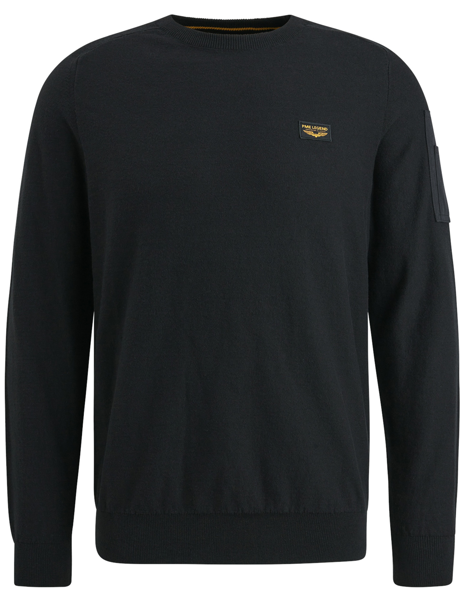 PME Legend Trui American classic buckley PKW0000331 Zwart