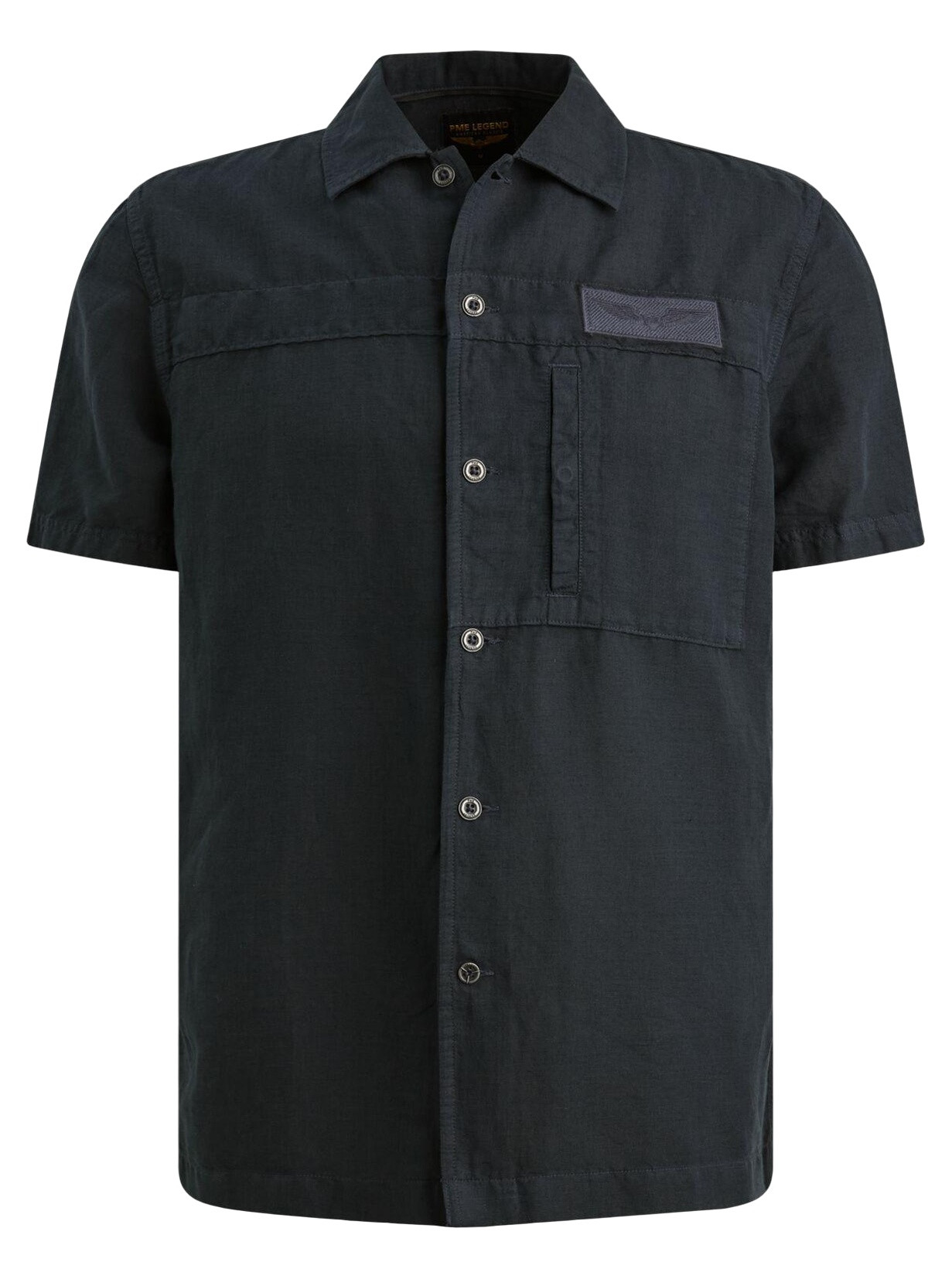 PME Legend Overhemd korte mouwen PSIS2605236 Zwart