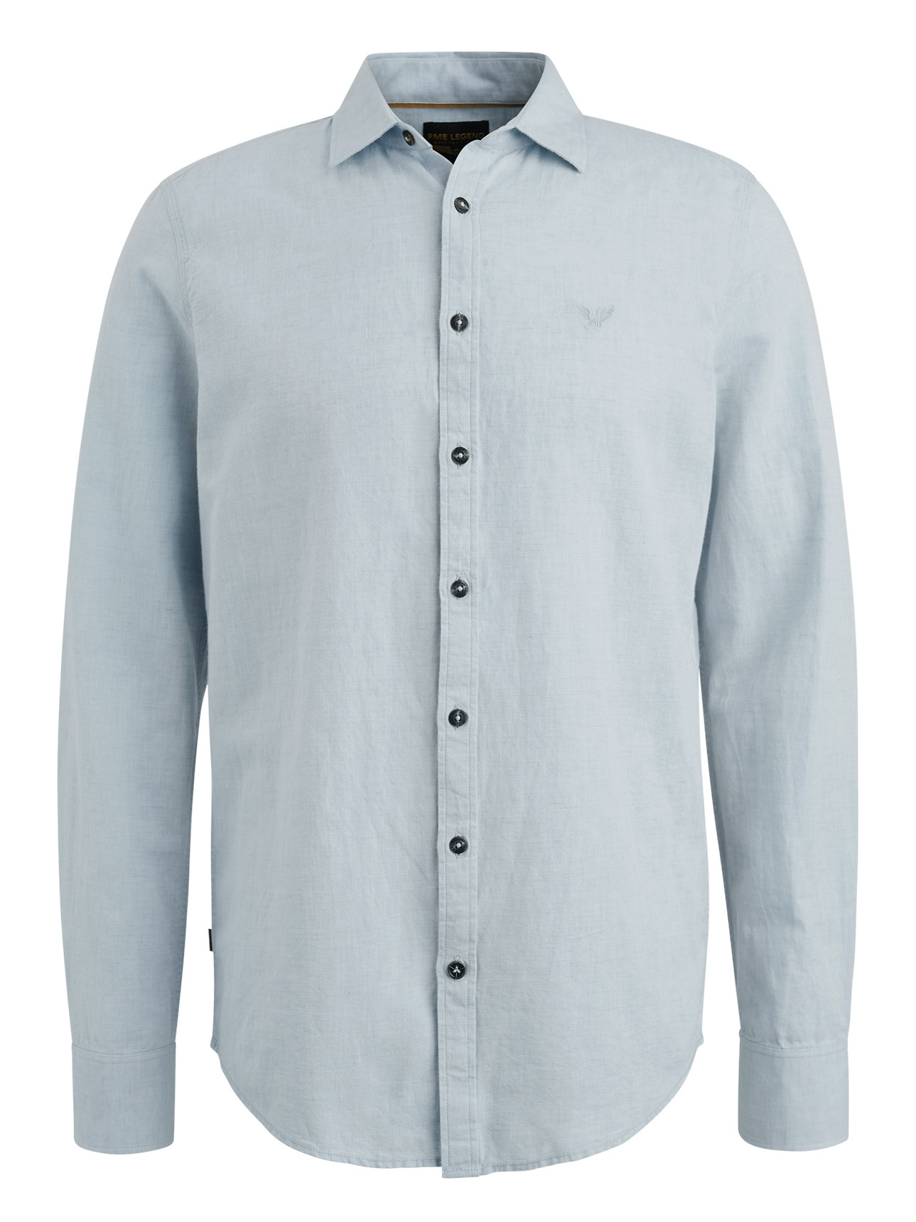 PME Legend Linnen overhemd PSI2503224 Blauw