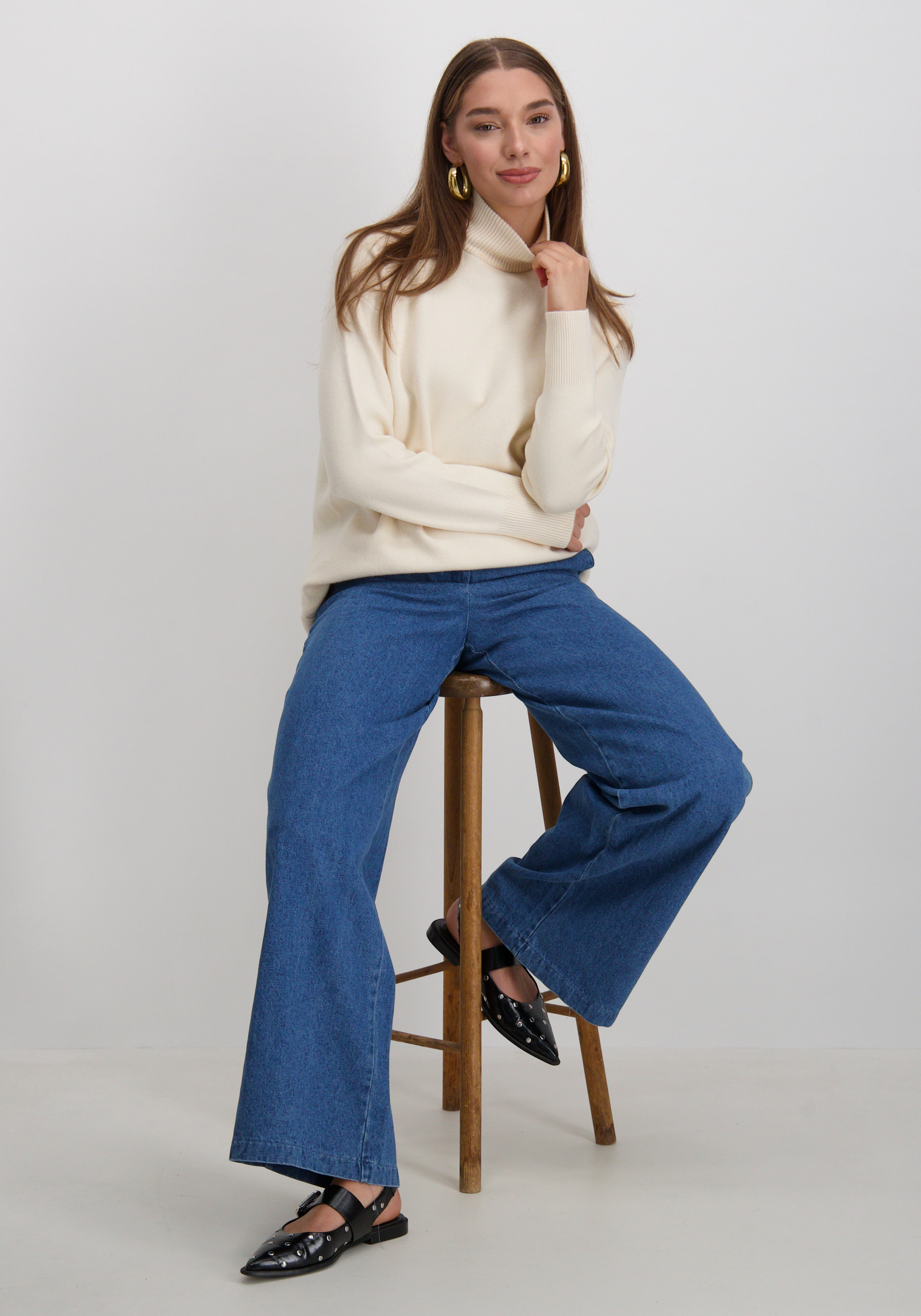 Vero moda Trui Gold art 10332413 Ecru