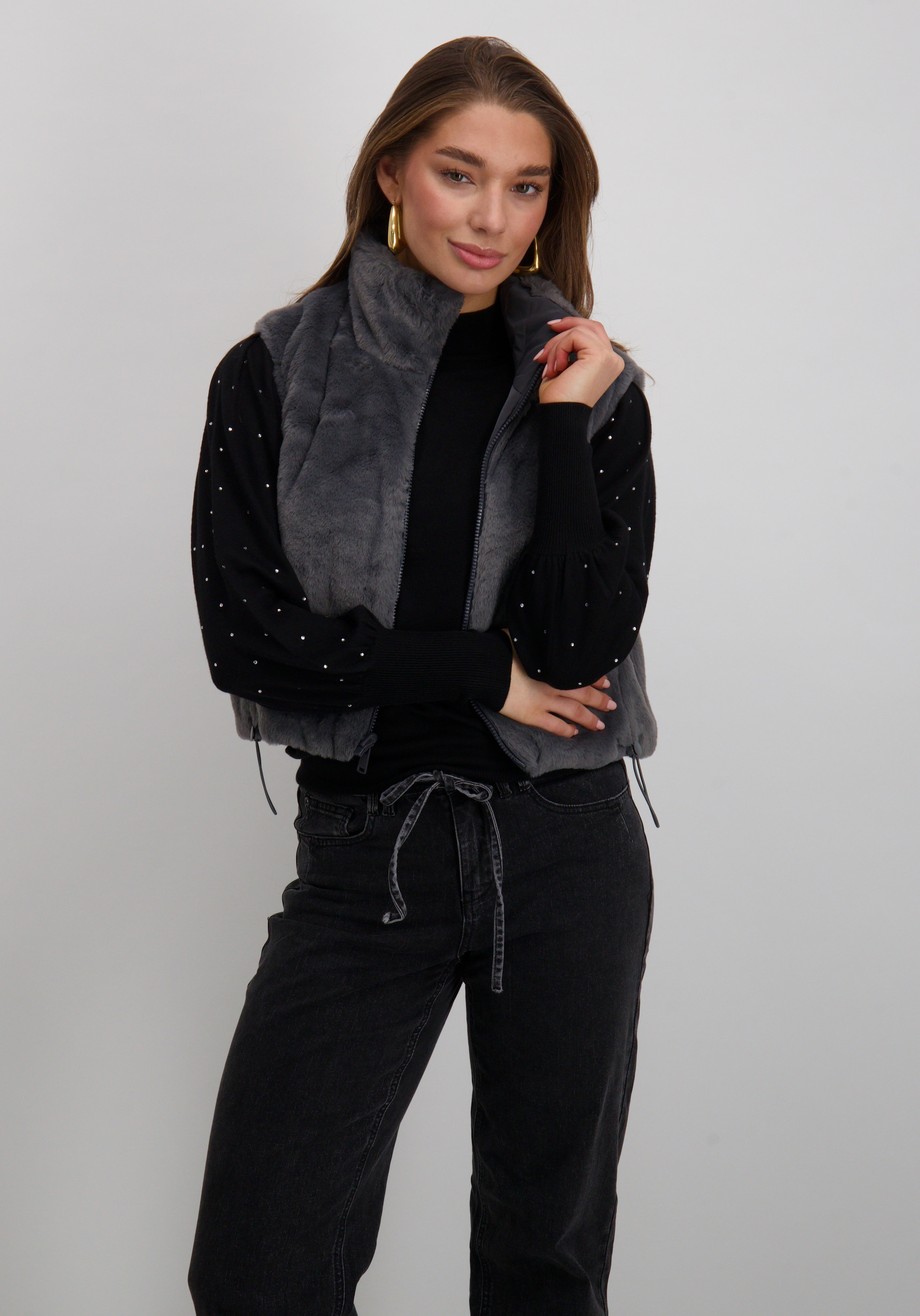 Only Gilet Dana 15348986 Antraciet