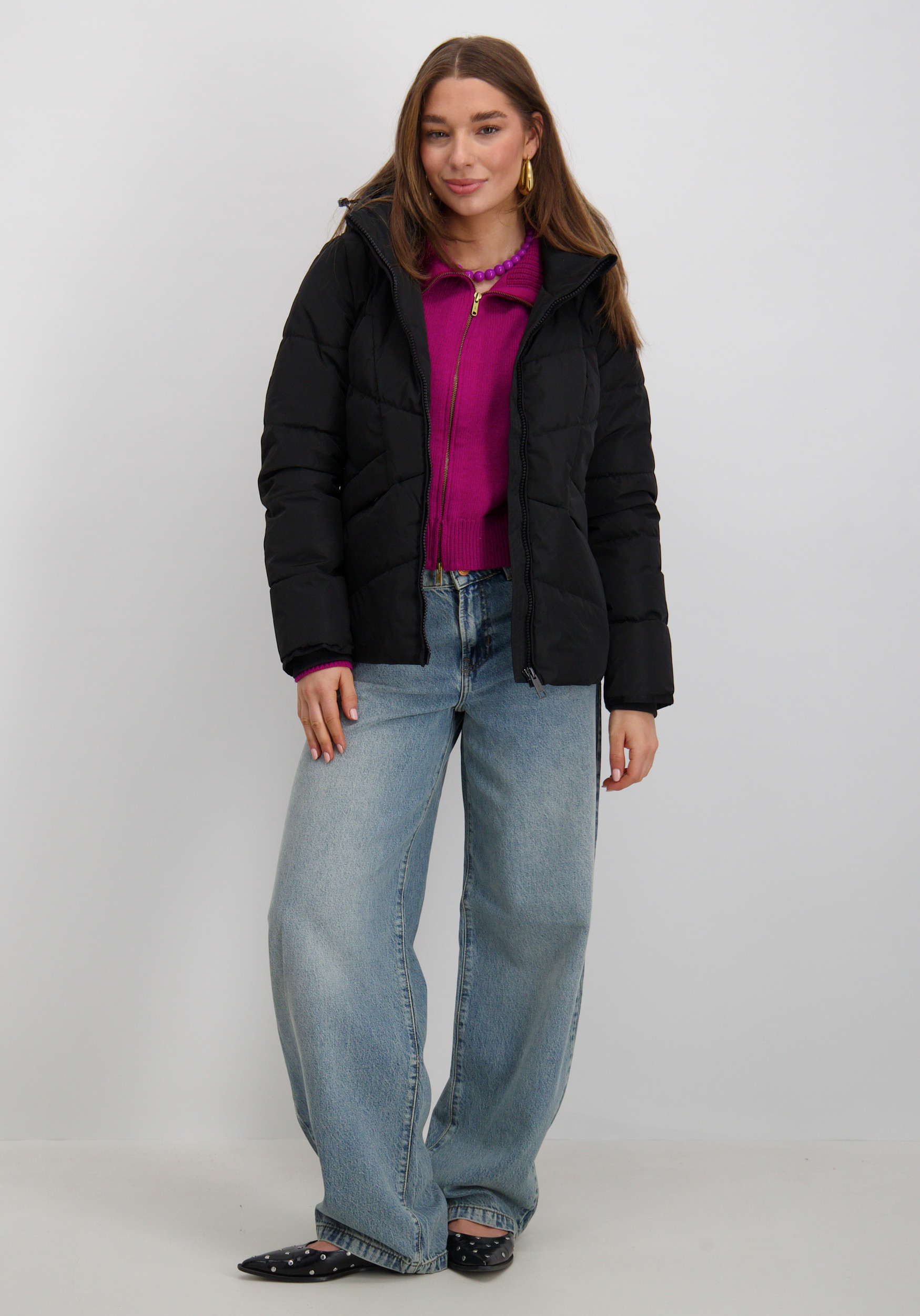 Covered - Romath Winterjas Anna2 L60391 Zwart