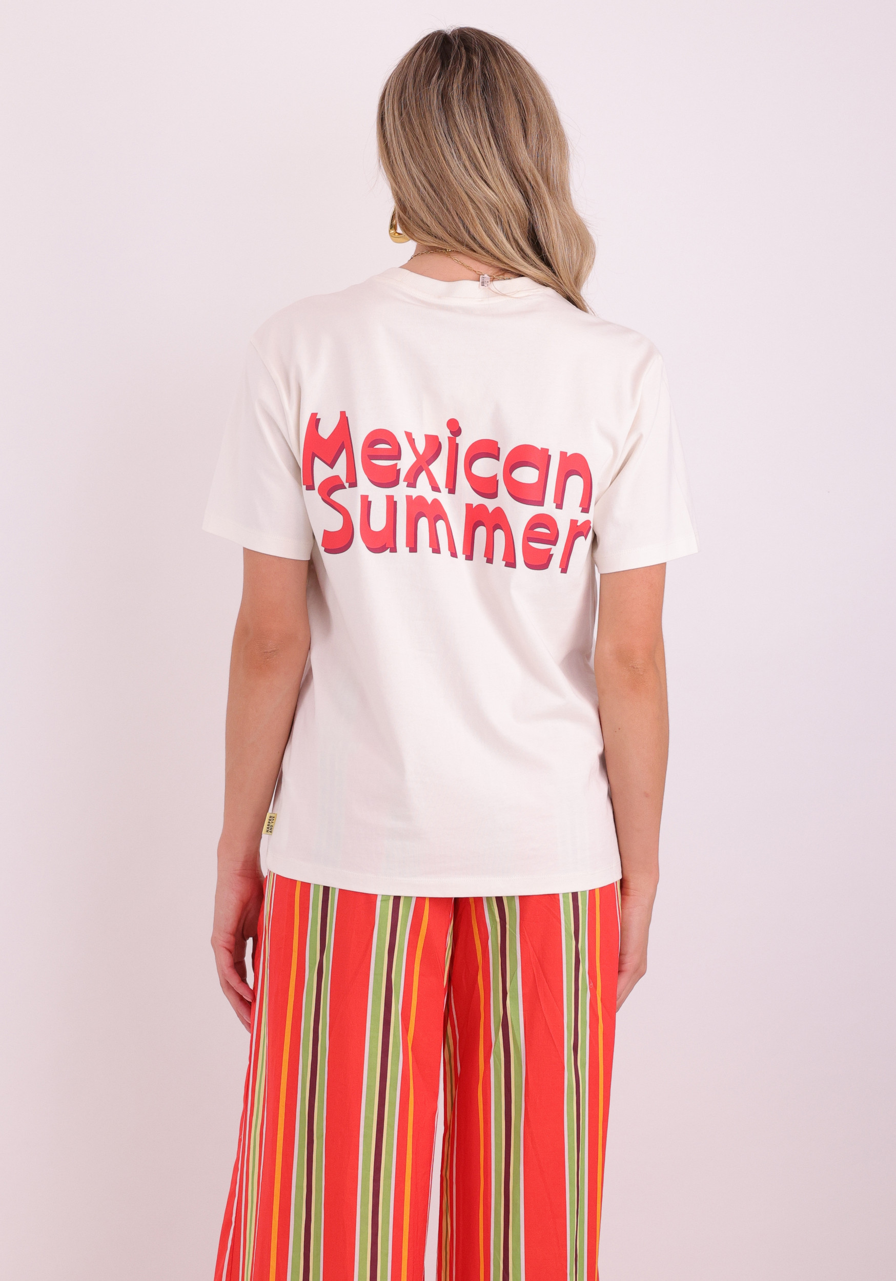 Harper & Yve T-shirt Mexican back SS6Y308 Ecru