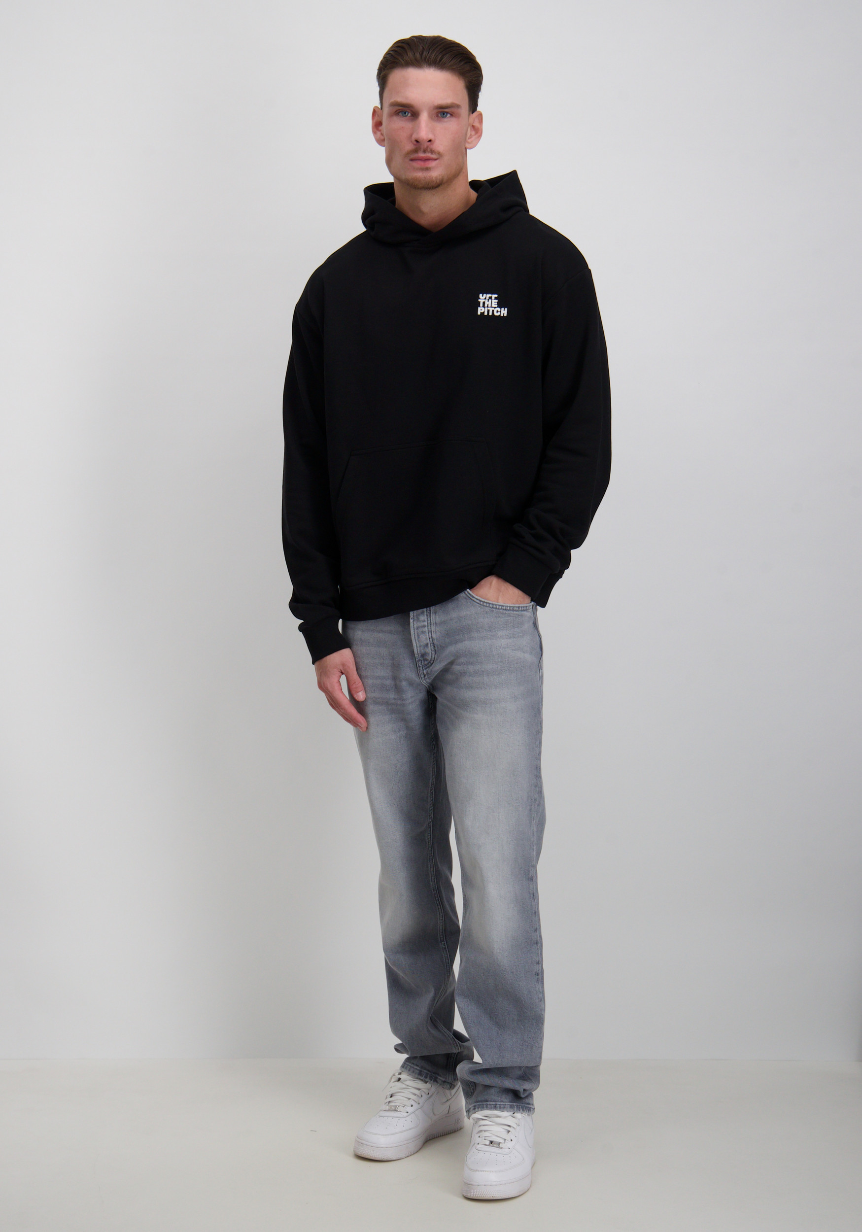 Off The Pitch Hoodie 3D Off OTP253067 Zwart
