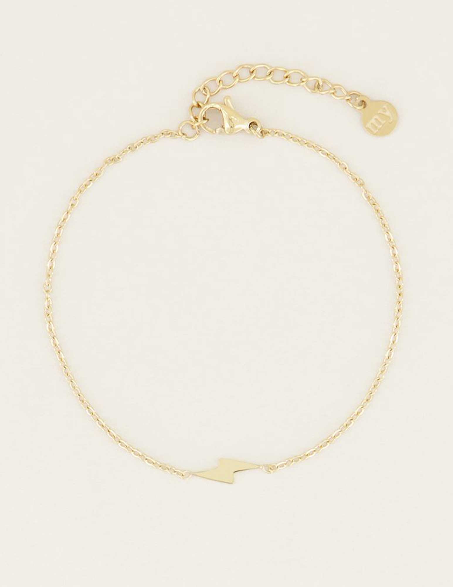 My Jewellery Armband bliksem MJ03147 Goud