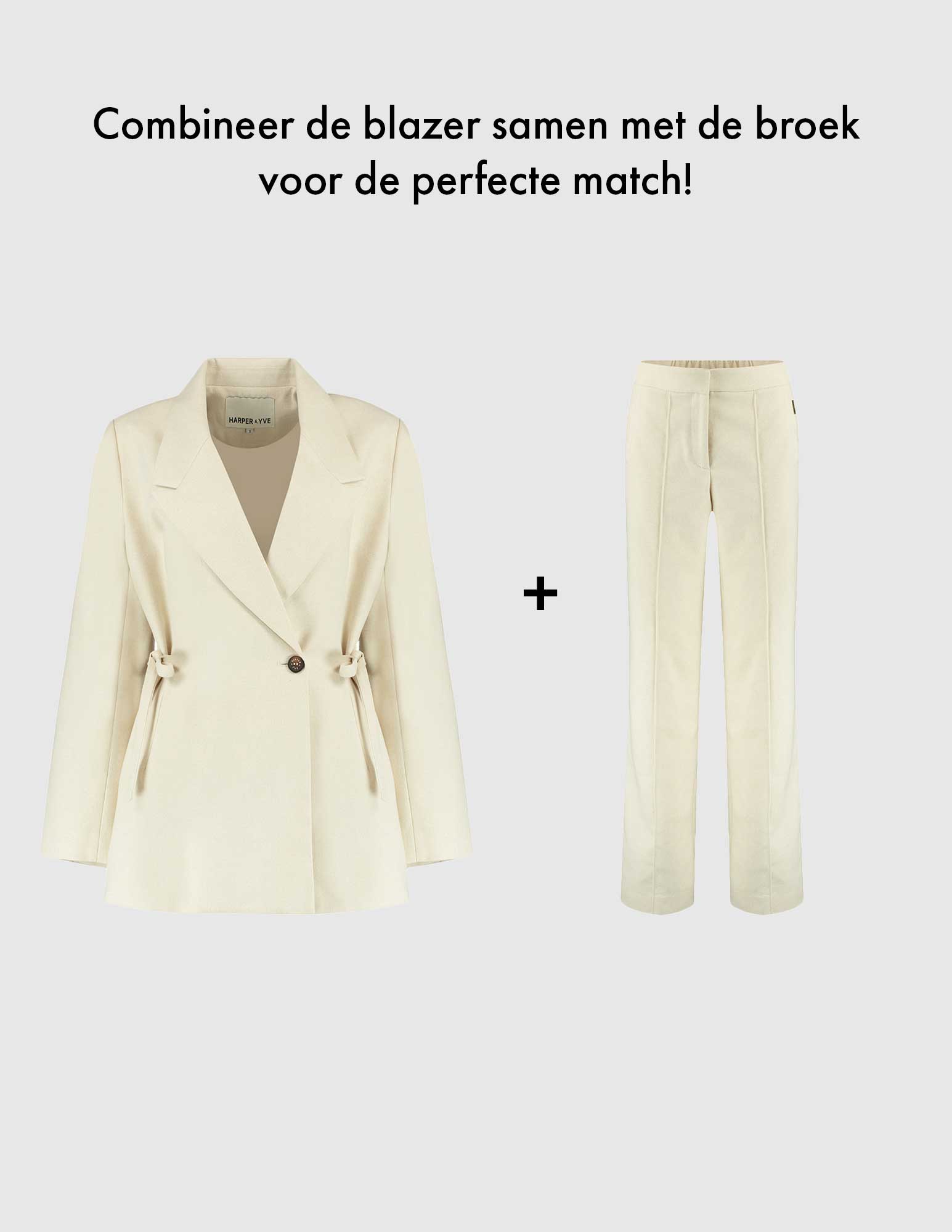 Harper & Yve Broek Poppy HS25N104 Ecru