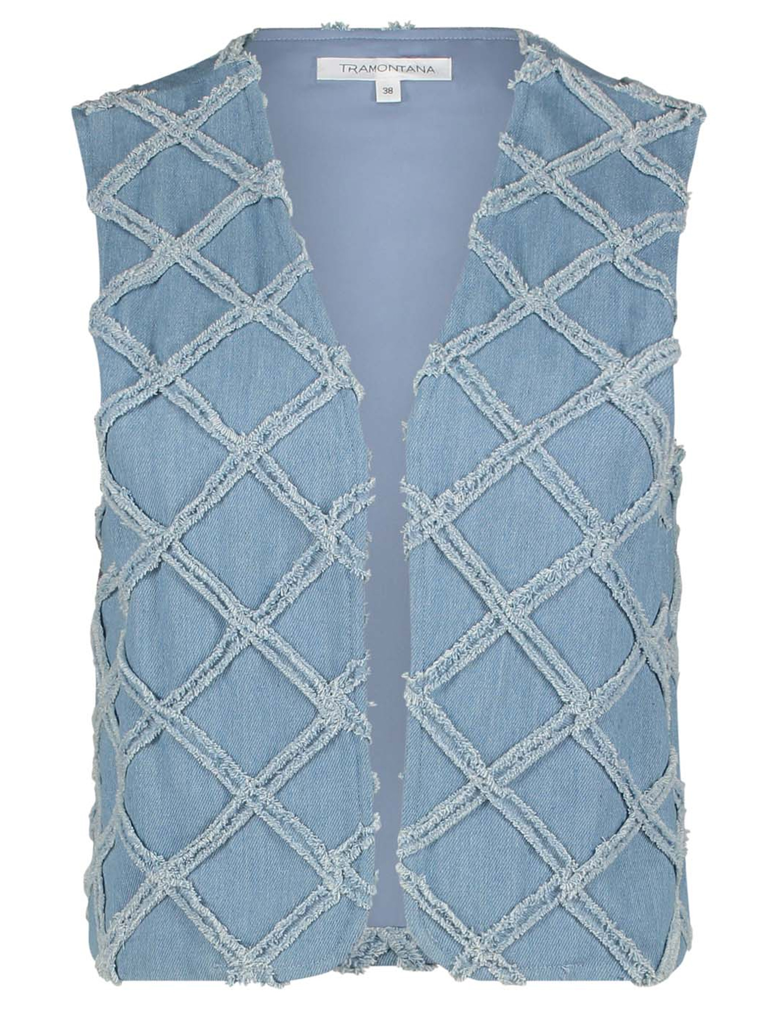 Tramontana Gilet Fancy Q12-16-801 Licht blauw