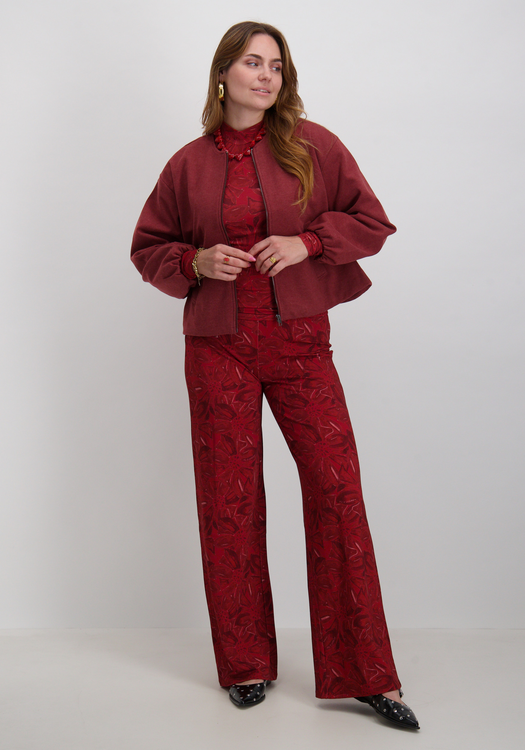 Vero moda Jack Tilika 10332067 Steenrood