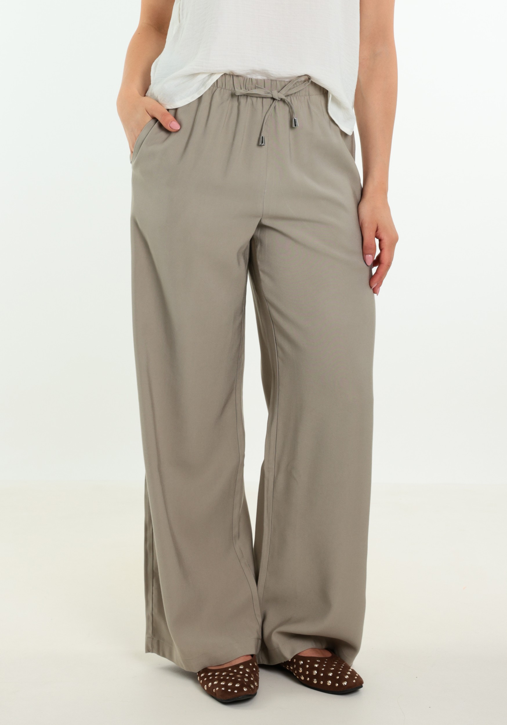 VERO MODA Broek Katie 10350532 Taupe