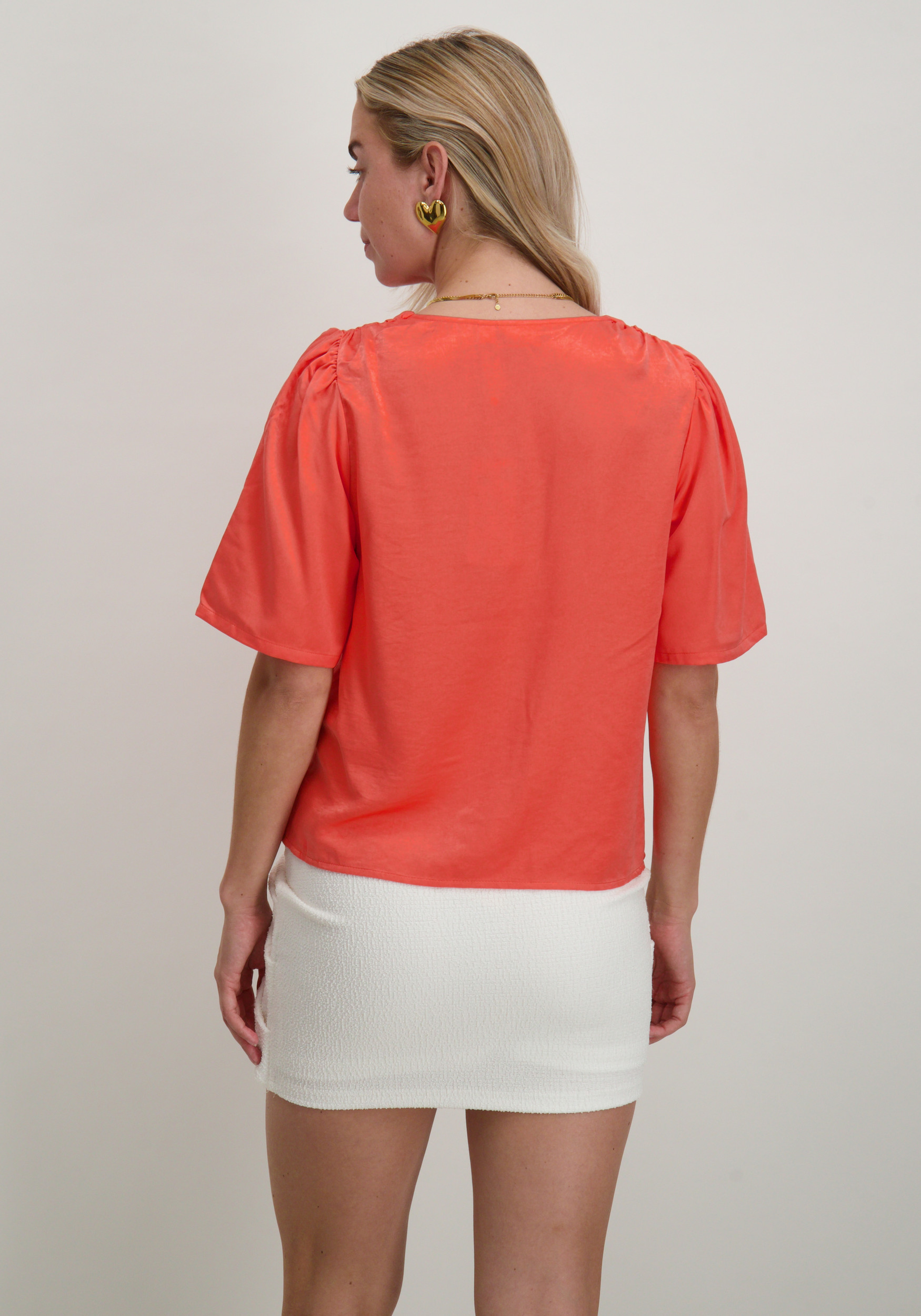 Vila Blouse Sania 14105626 Zalm