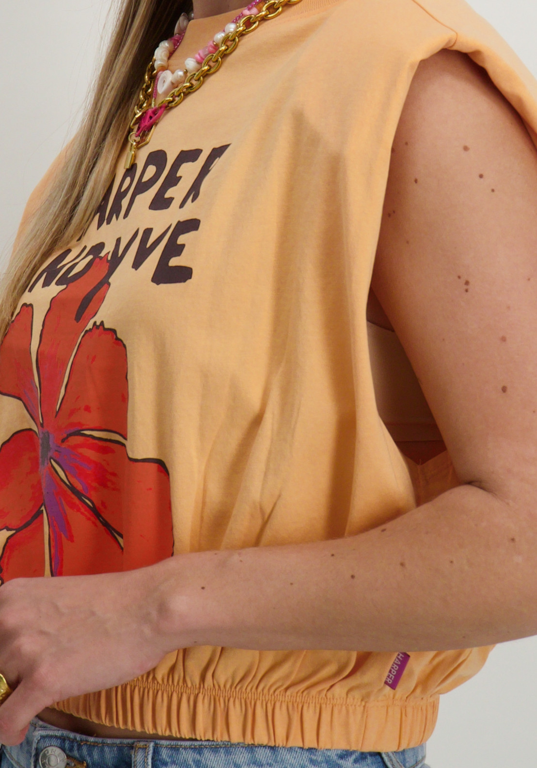 Harper & Yve Top Muscle HS25Y304 Oranje