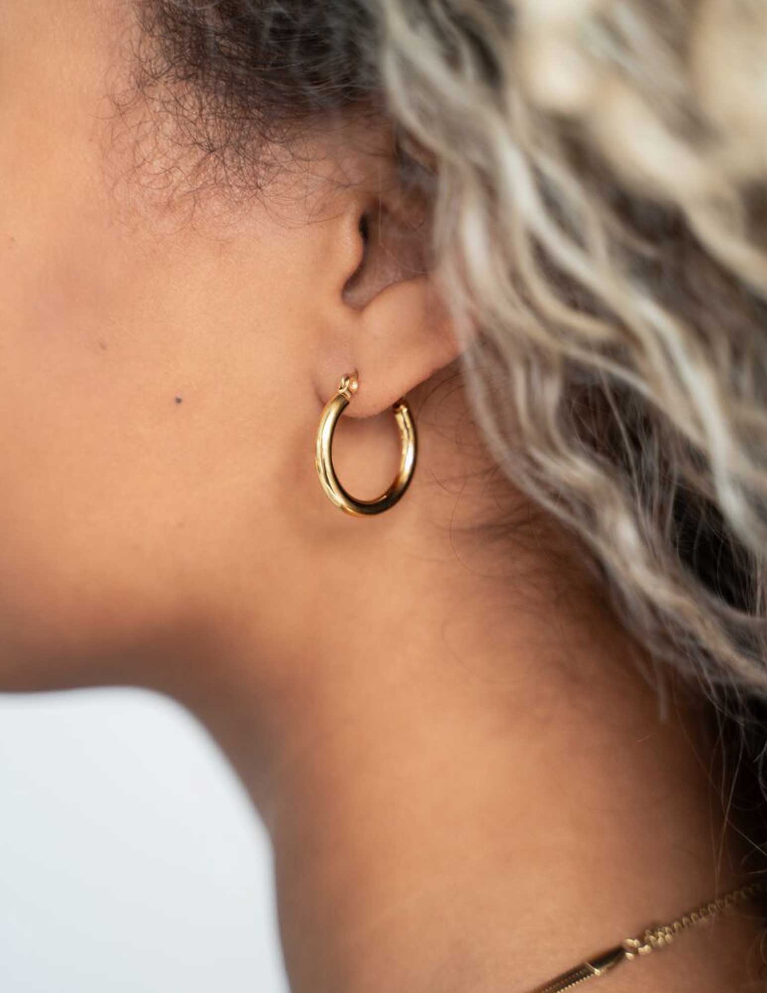 My Jewellery Oorringen basic klein MJ01394 Goud