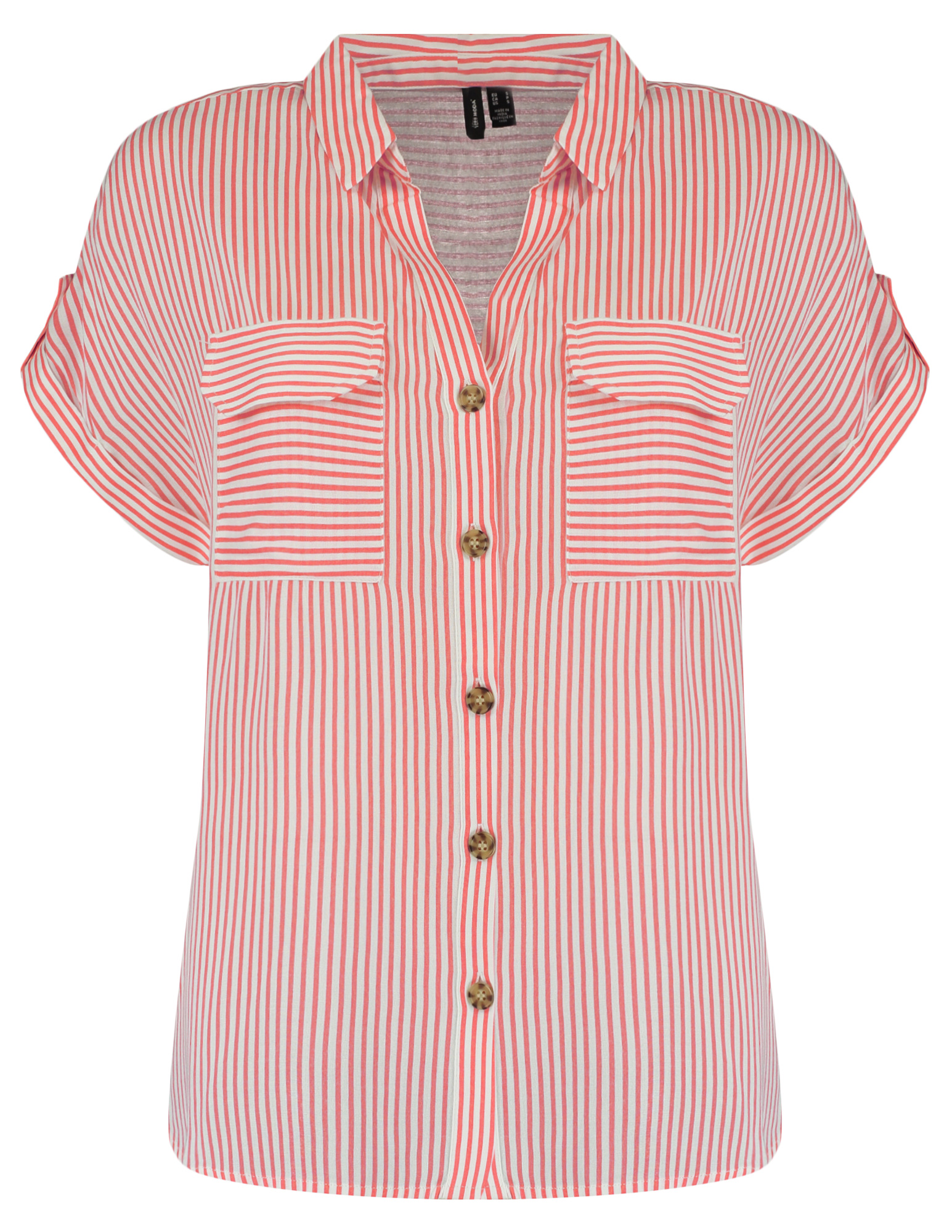 Vero moda Blouse Bumpy 10310139 Koraal