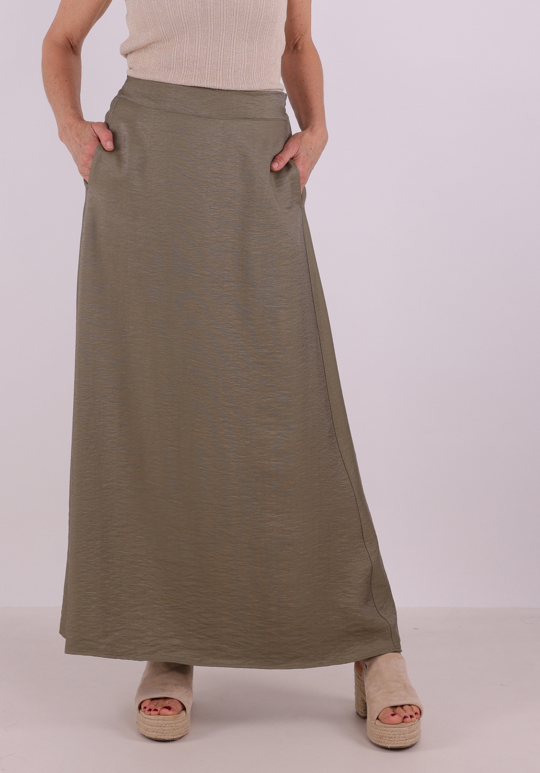 Jansen Amsterdam Rok DAHLIA SS26 Leger Groen