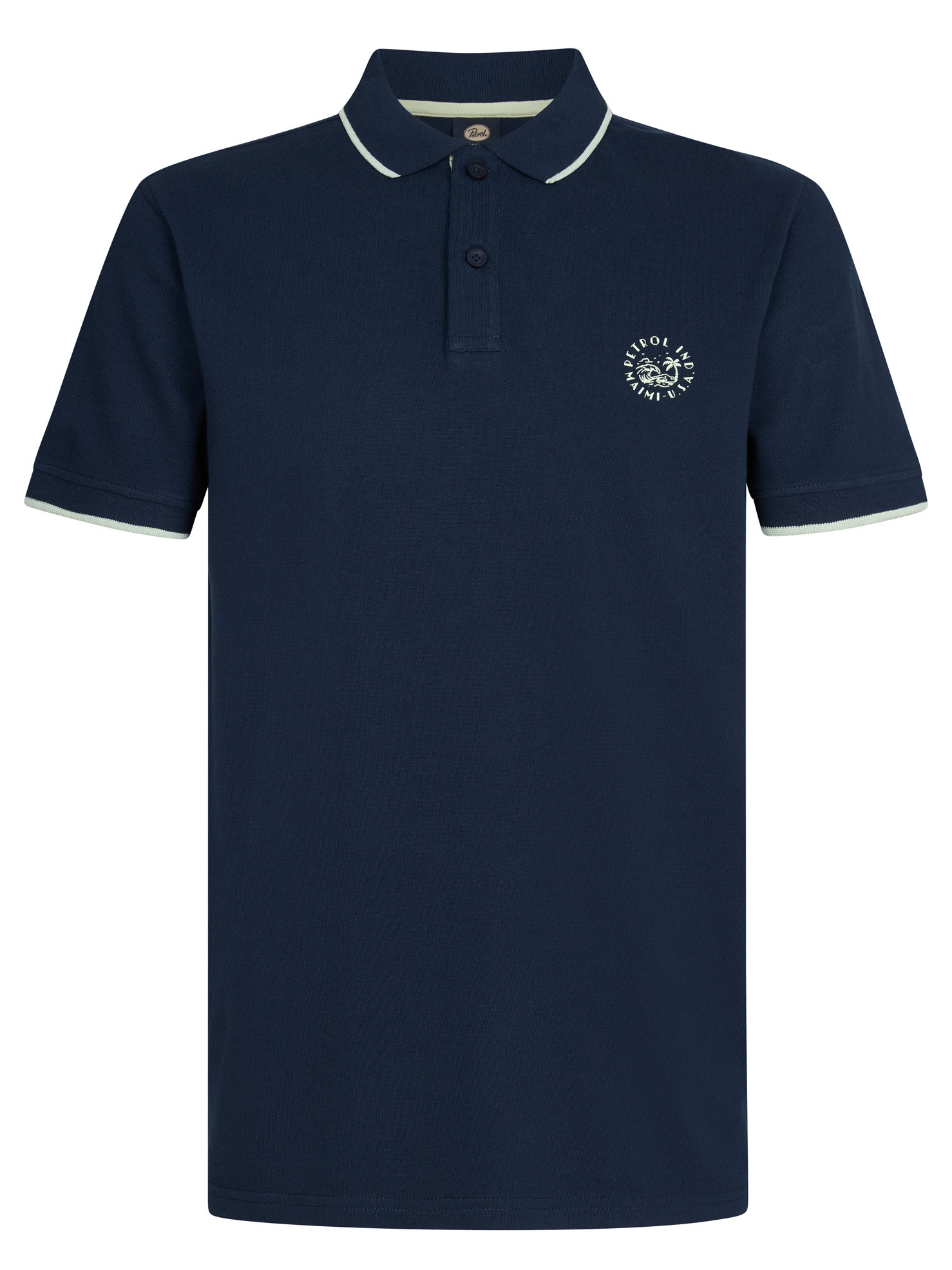 Petrol Polo korte mouwen M-1050-POL107 Donker blauw