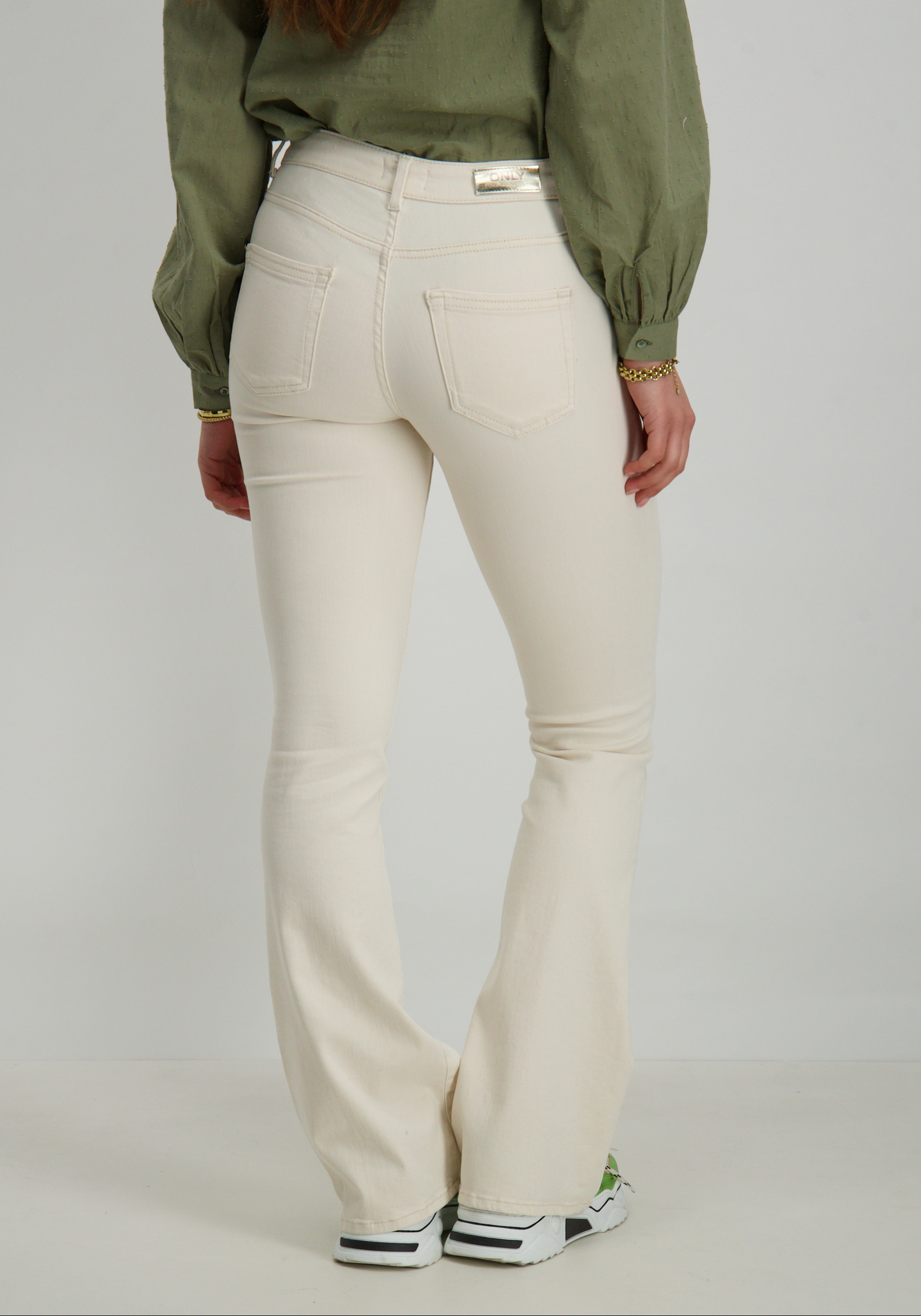 Only Flared jeans Blush 15230778 Ecru