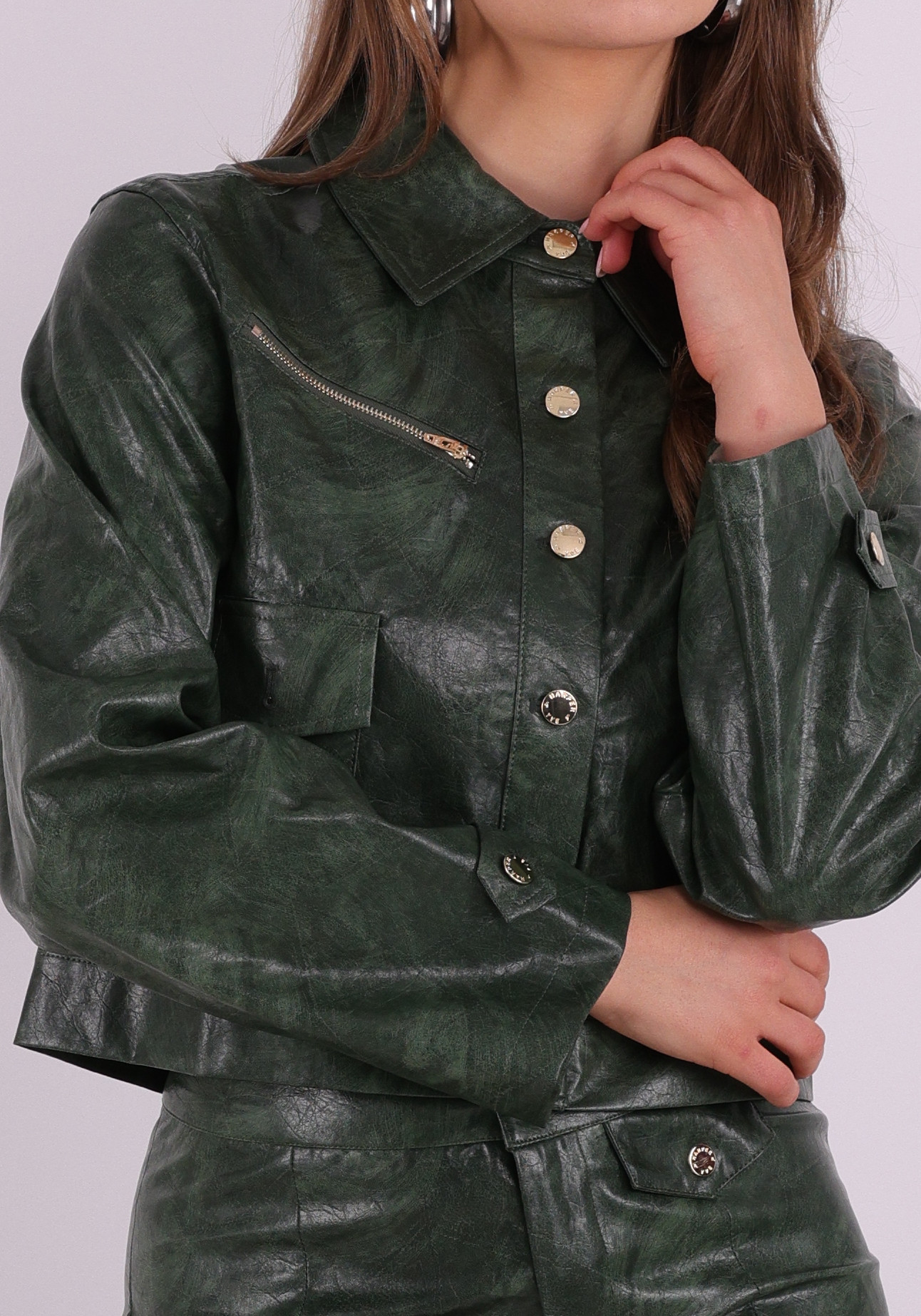 Harper & Yve Jacket Bina SS6N200 Donker groen