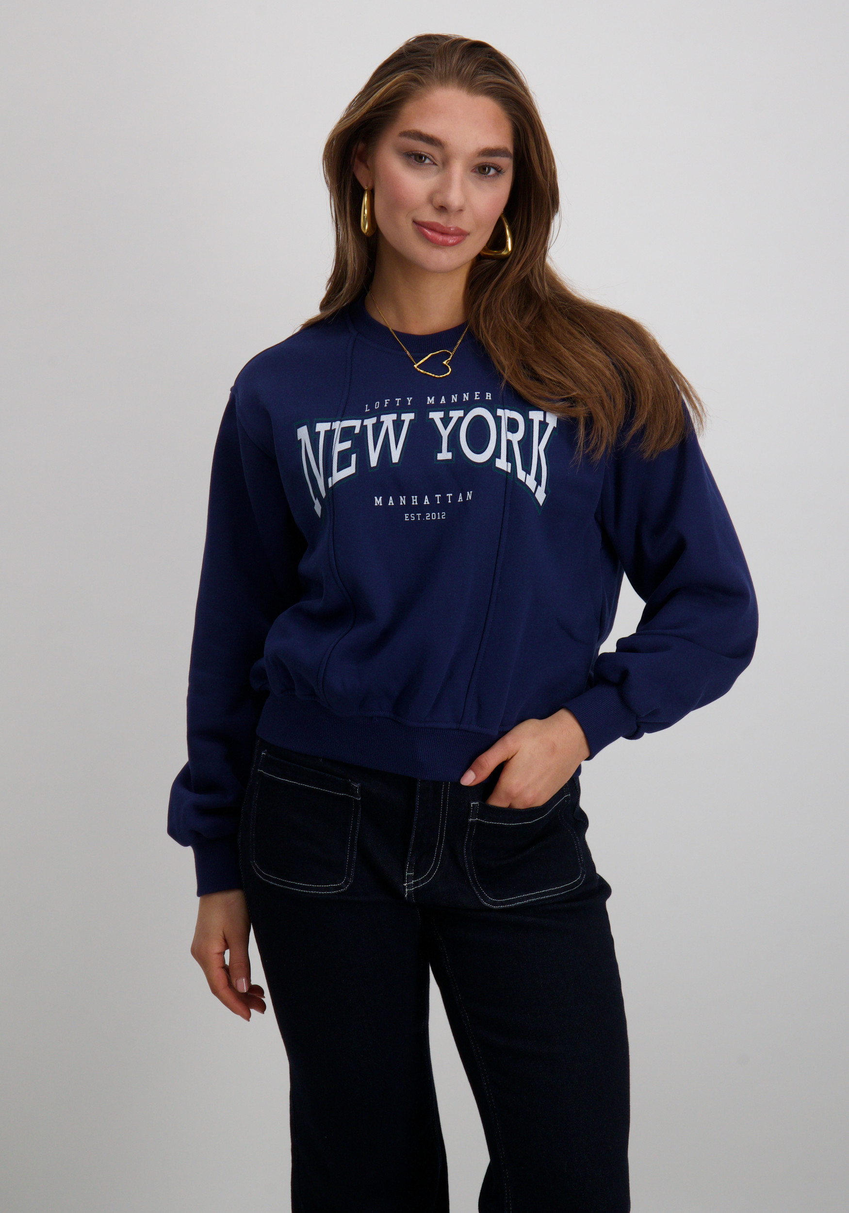 Lofty Manner Sweater Emmy QJ11 Marine