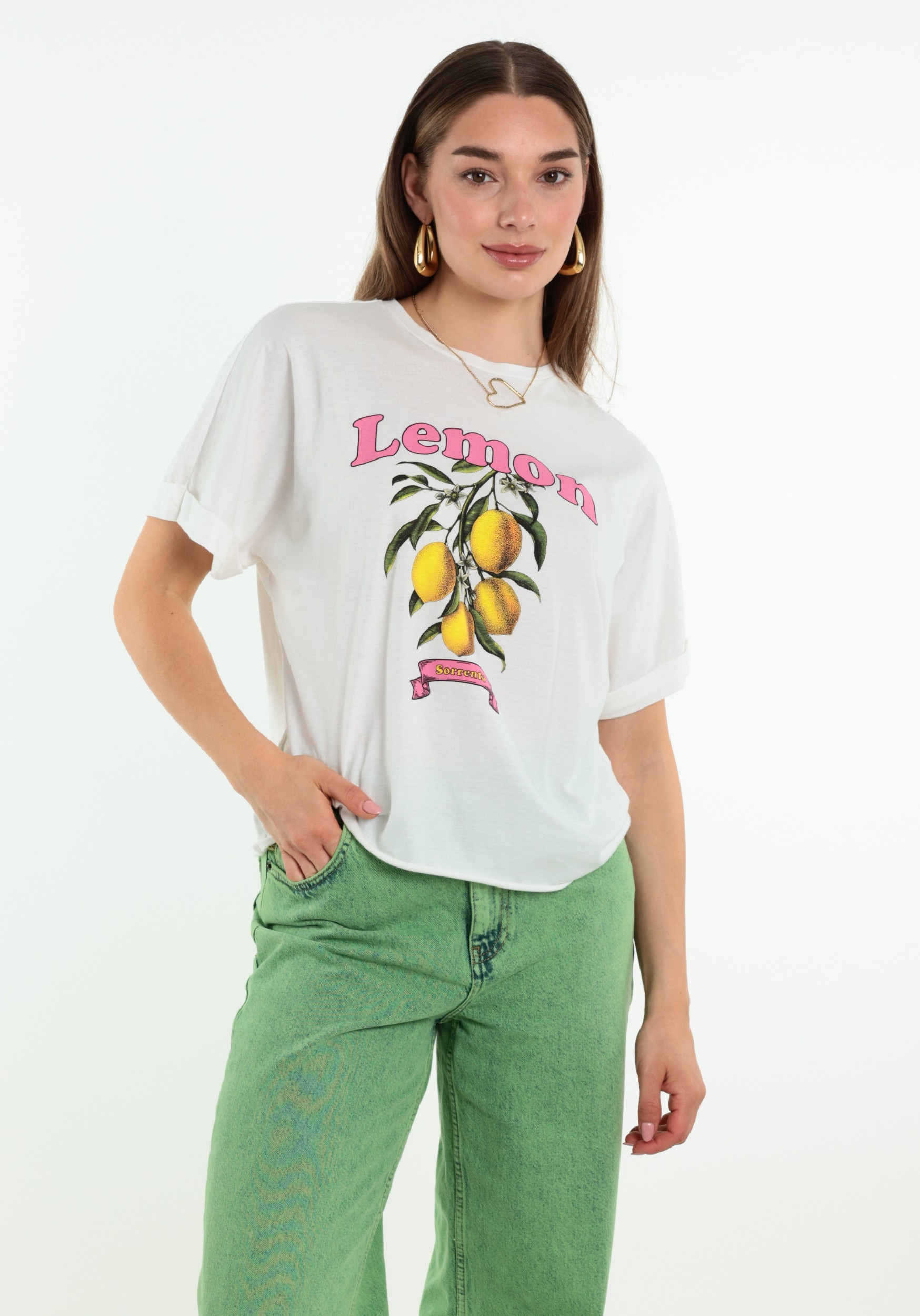 ONLY T-shirt Minna 15372639 Wolwit-ecru