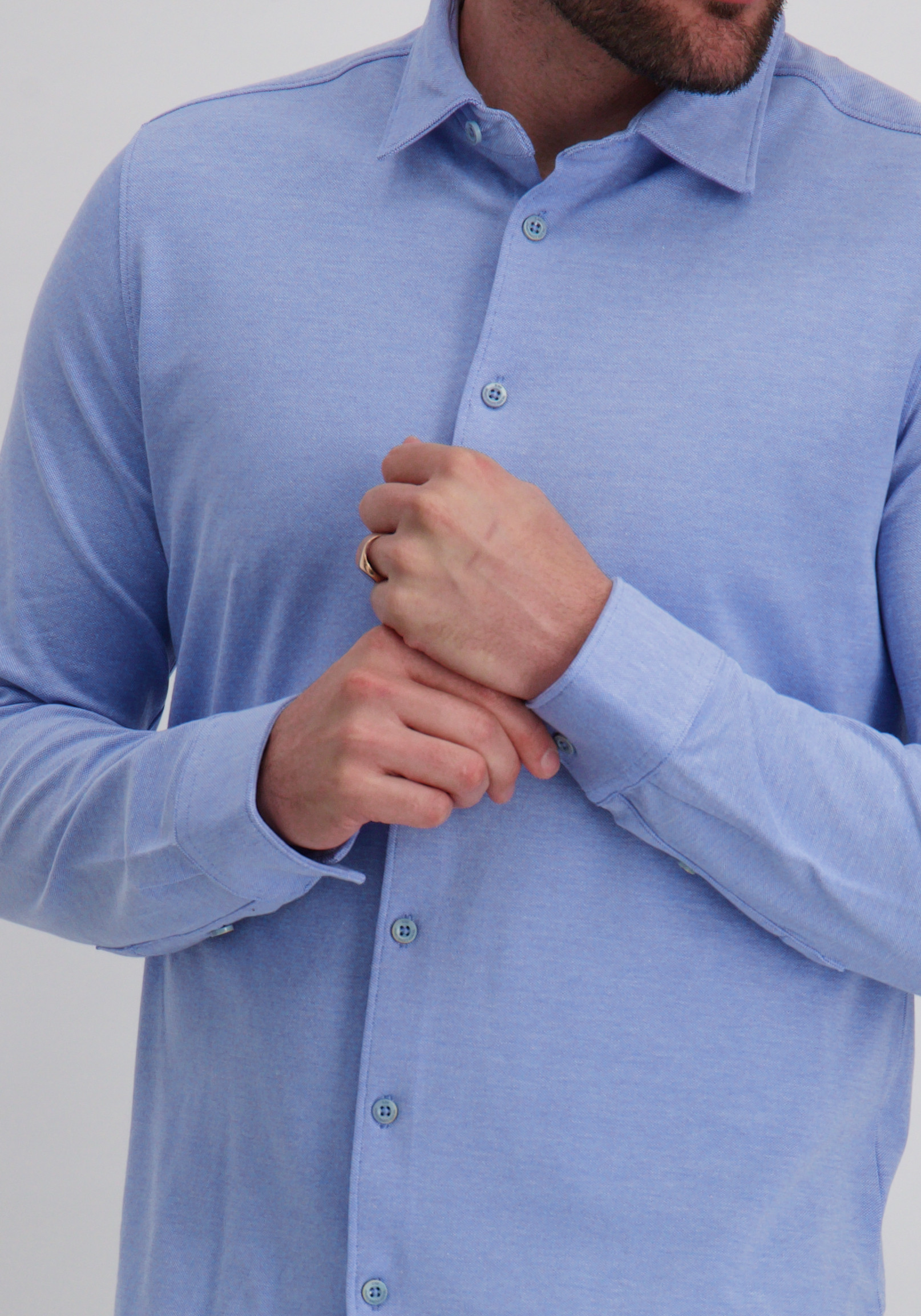 No Excess Overhemd N4186 Kobalt