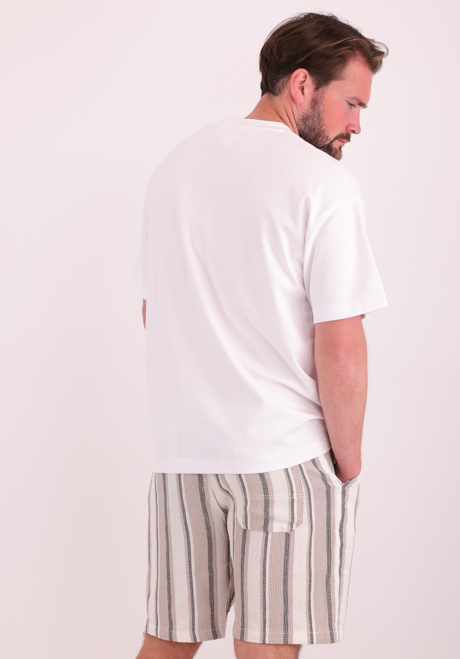 JACK & JONES T-shirt Barron 12298906 Wit