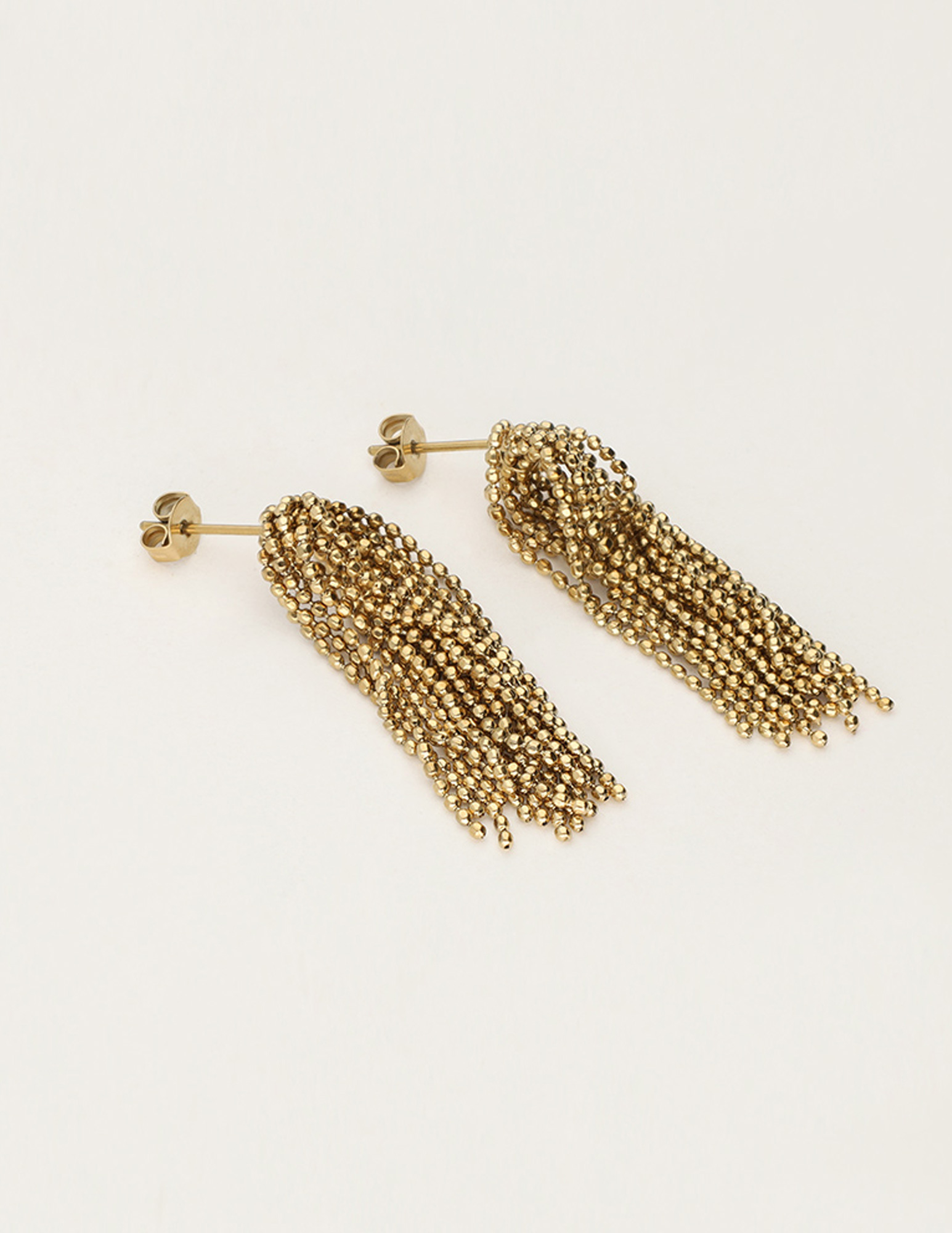 My Jewellery Starry oorhangers met koordjes MJ11928 Goud