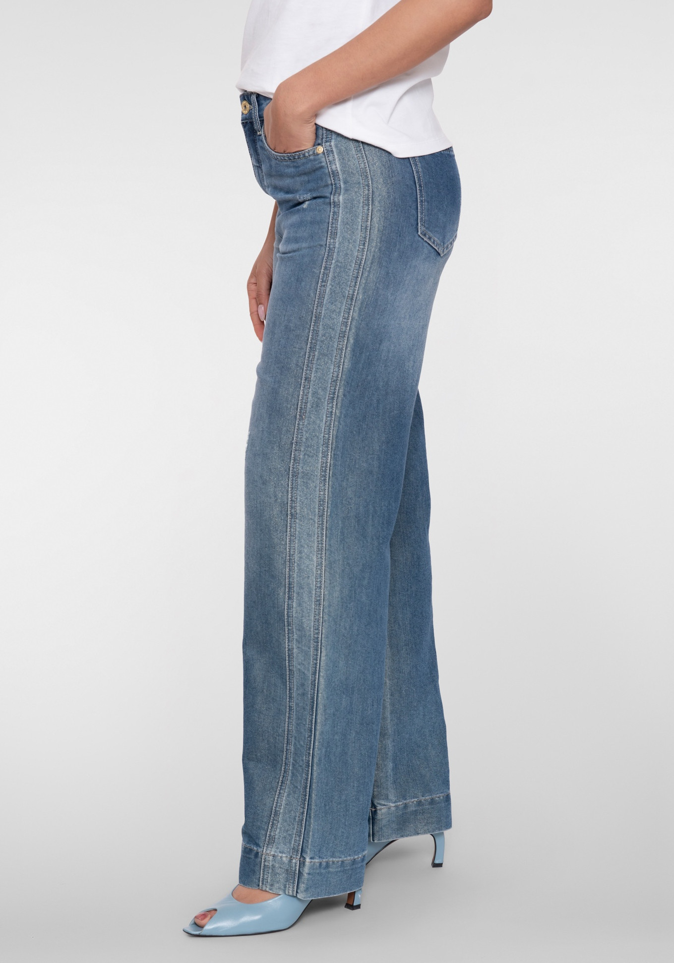 Geisha Jeans 61034-10 Blauw